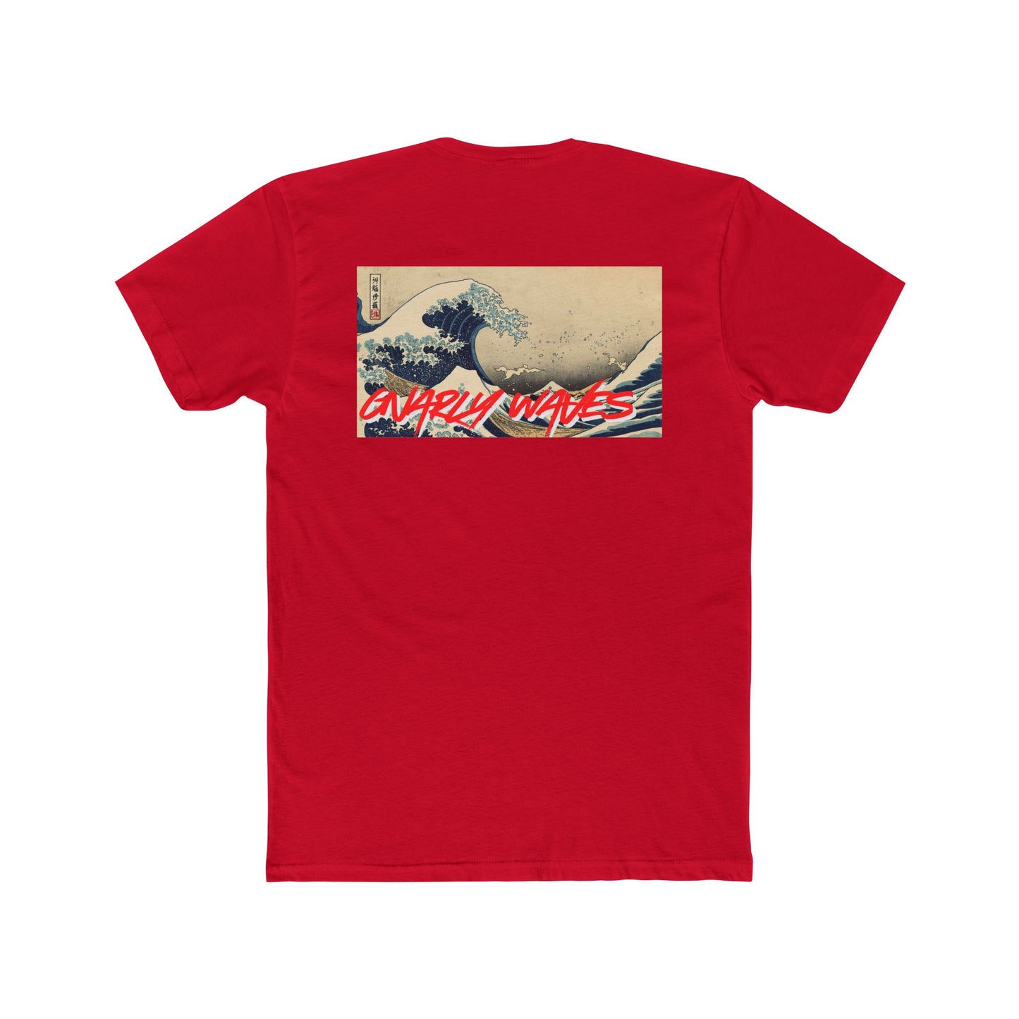 T-Shirt — Hokusai Great Wave Retro Surf Crew Tee
