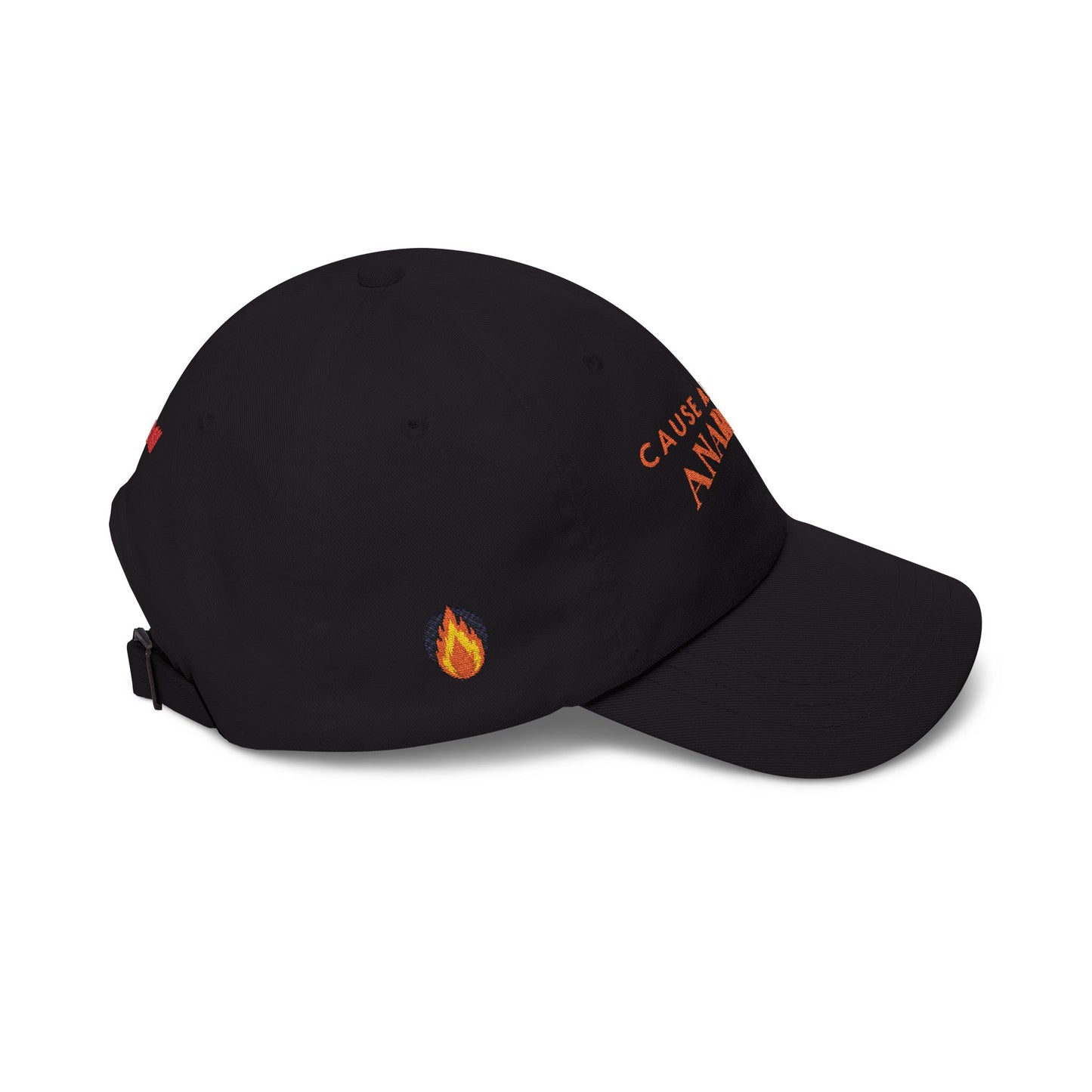 Cause A Little Anarchy Dad Cap — Embroidered Green Baseball Hat