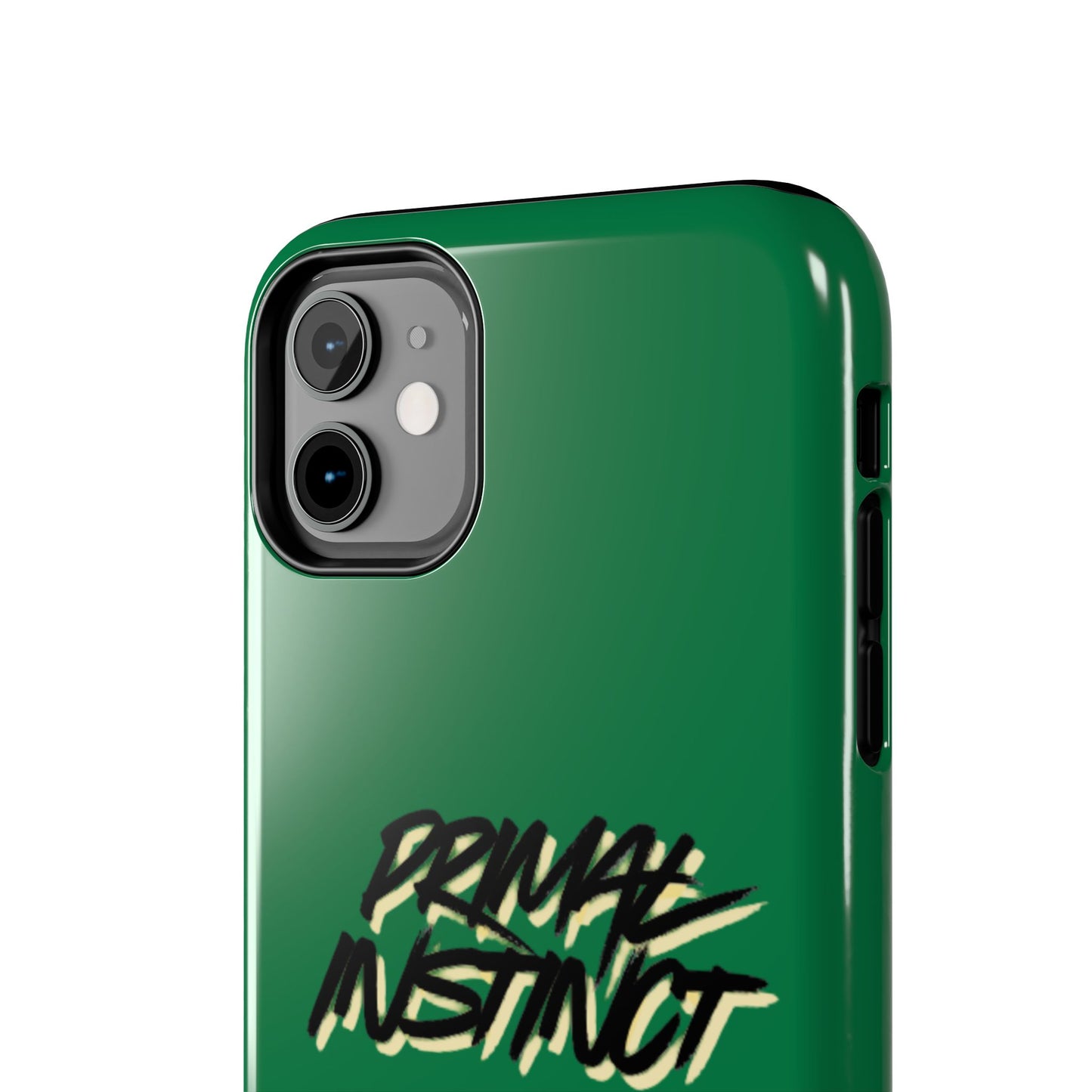 Primal Instinct Tough Phone Case — Green Claw-Mark Protective Cover