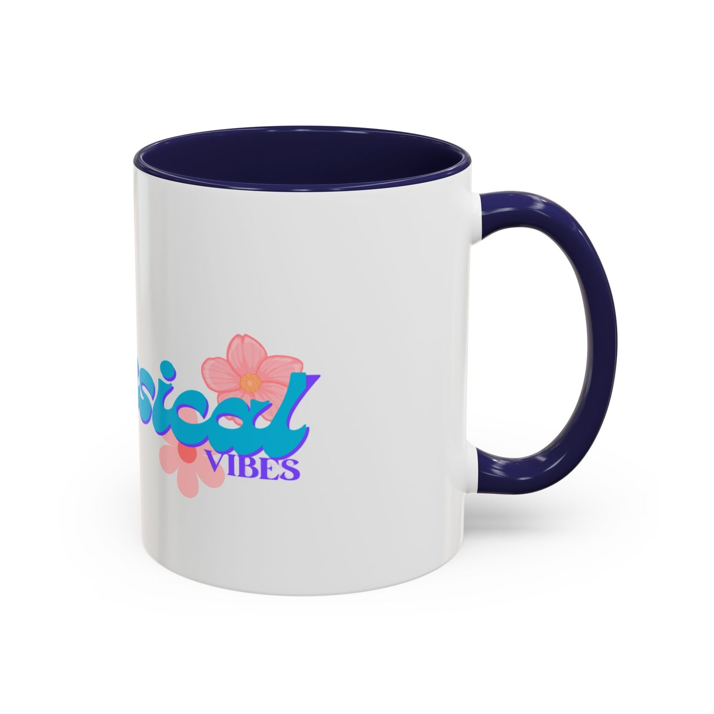 Tropical Vibes Coffee Mug — Floral Accent 11/15oz