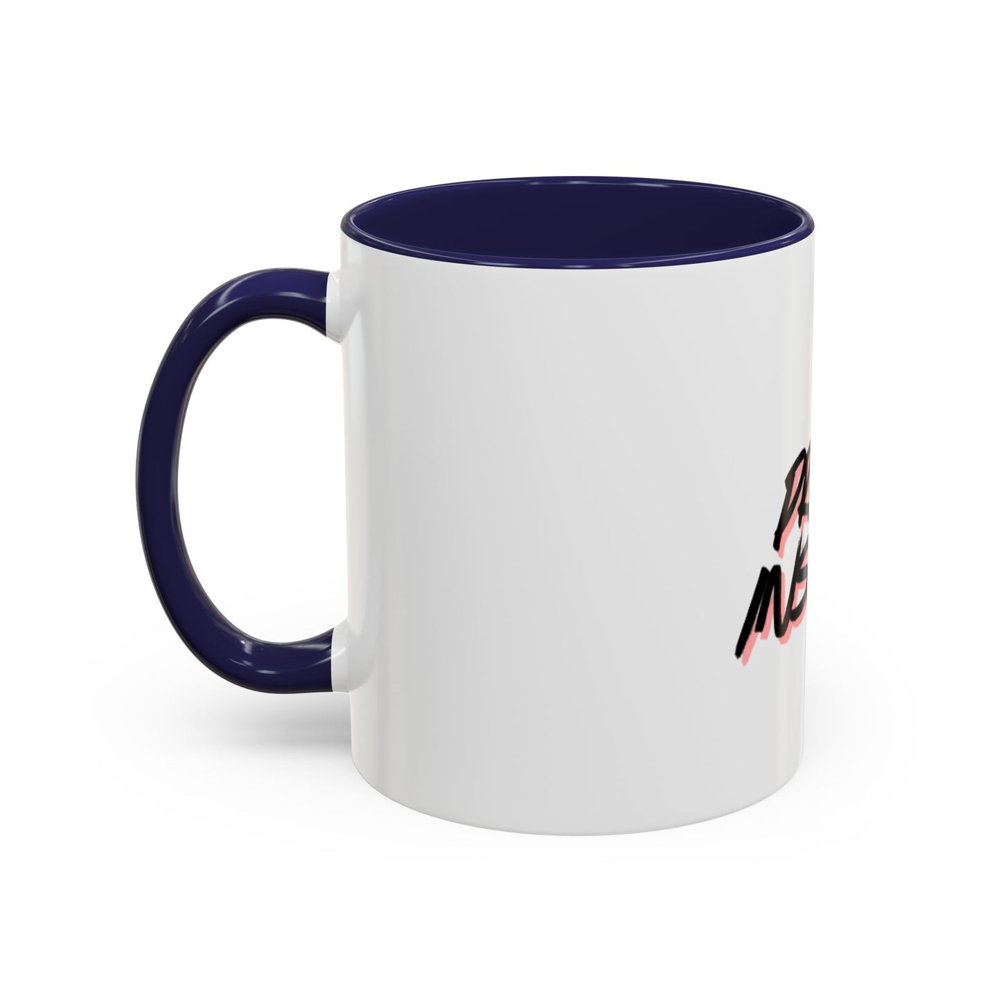 Accent Coffee Mug — "Primal Instinct" Graphic Mug with Red Claw Marks
