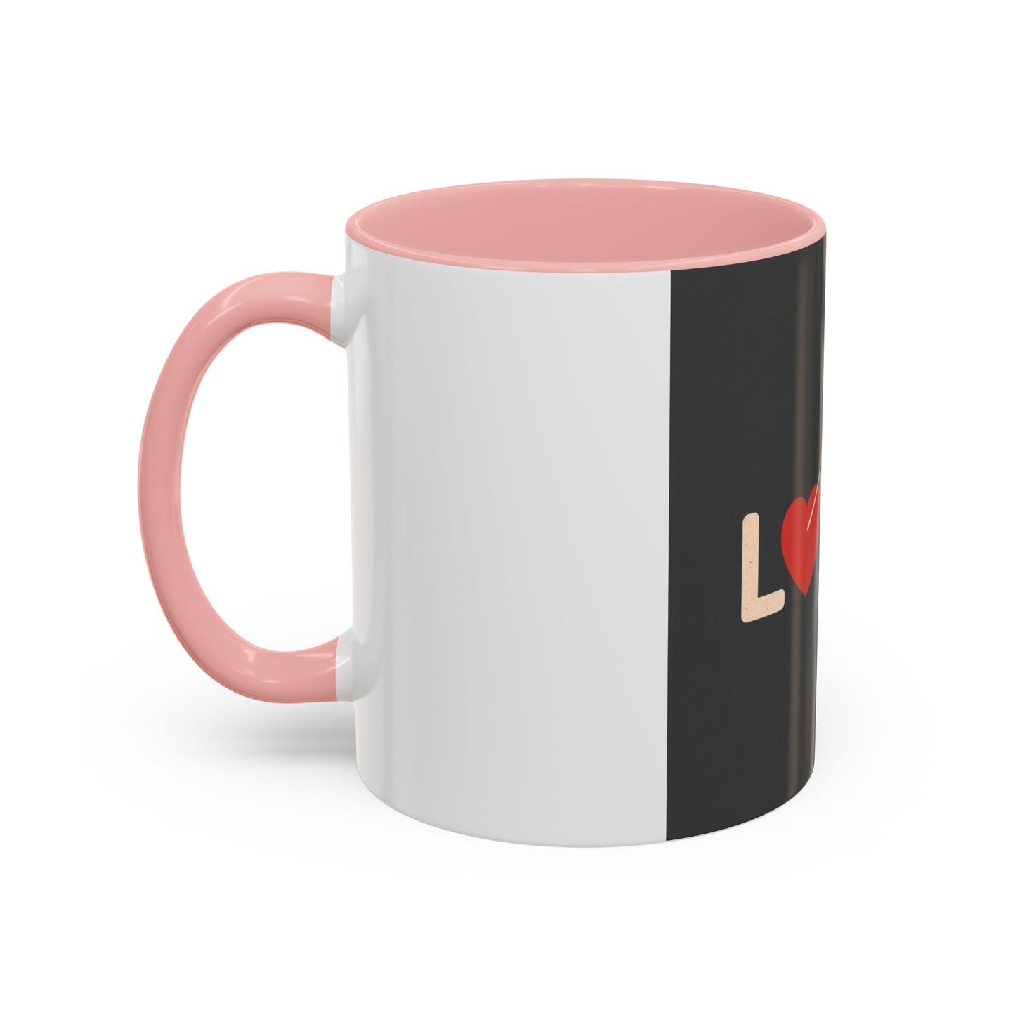 Lover Heart Arrow Accent Coffee Mug – Romantic Valentine’s Day Gift (11/15oz)
