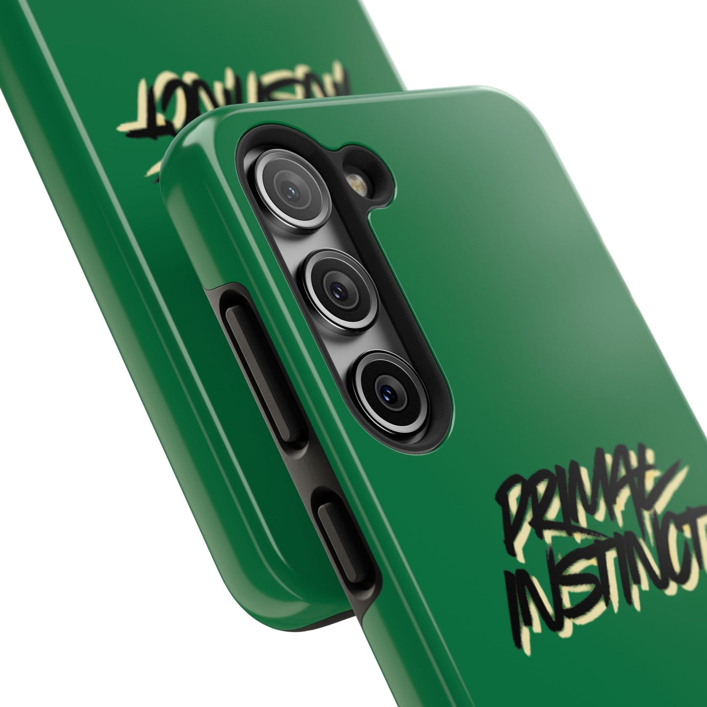 Primal Instinct Tough Phone Case — Green Claw-Mark Protective Cover