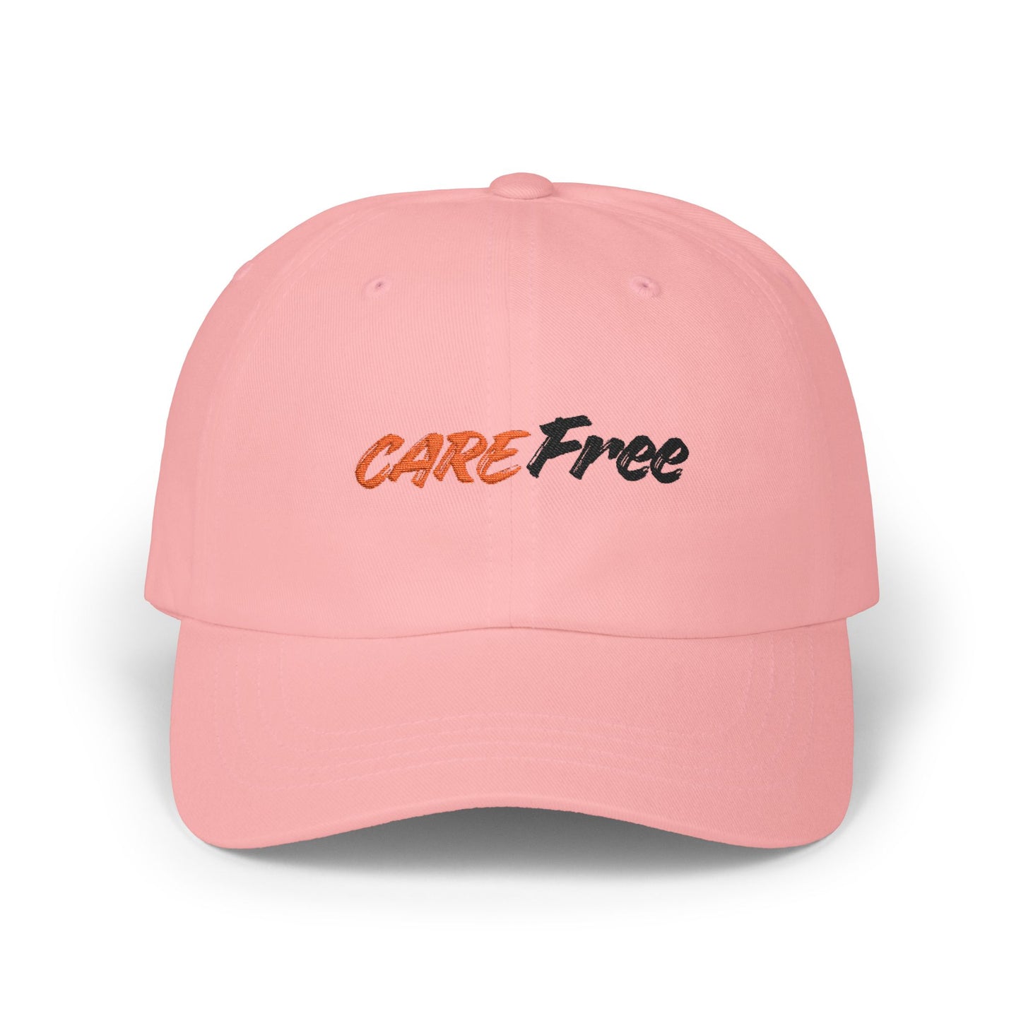 Care Free Embroidered Dad Cap