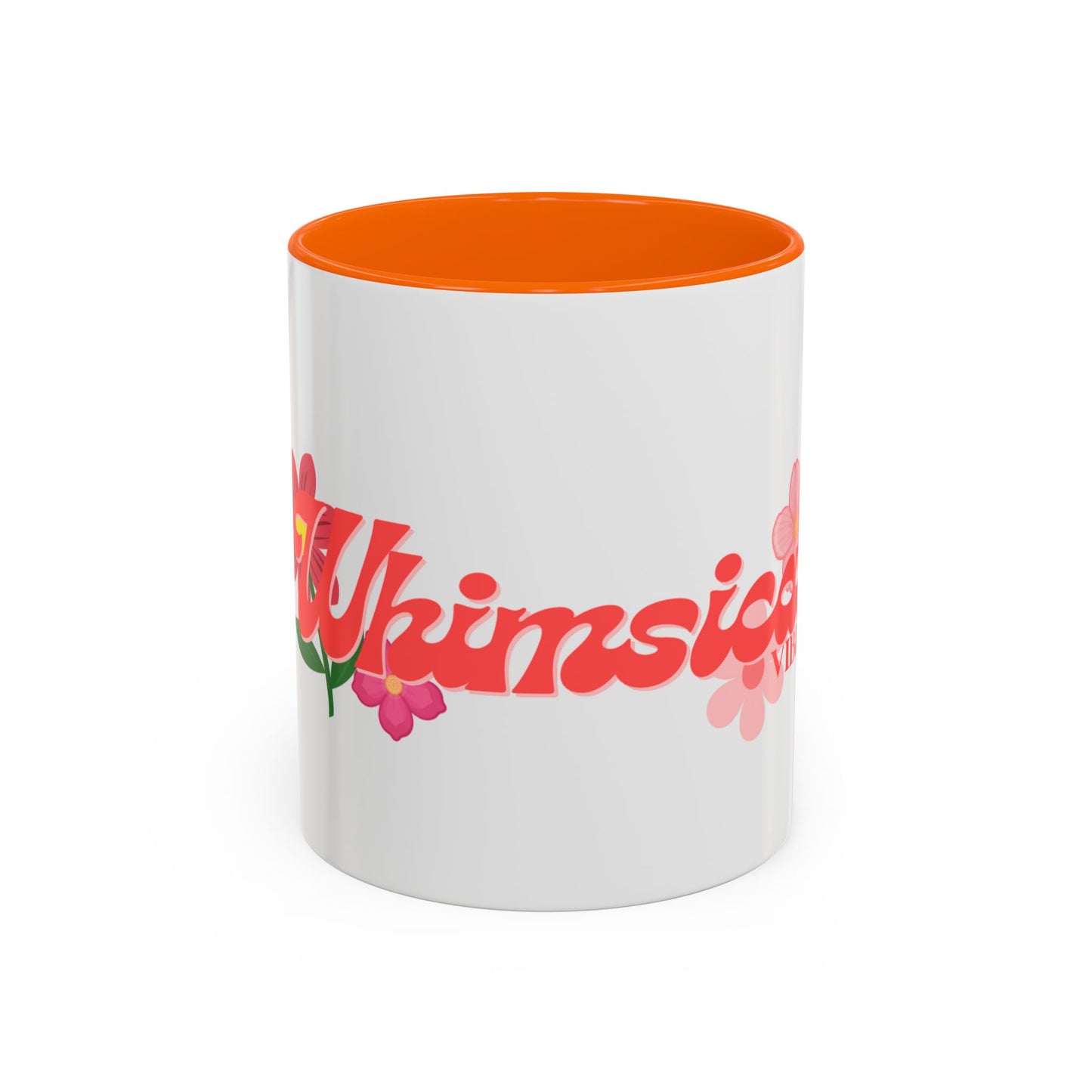 Whimsical Vibes Floral Accent Coffee Mug – 11/15oz