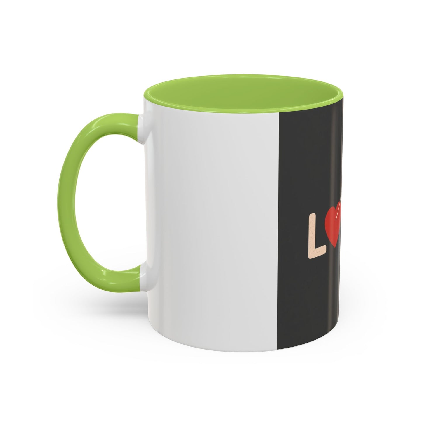 Lover Heart Arrow Accent Coffee Mug – Romantic Valentine’s Day Gift (11/15oz)