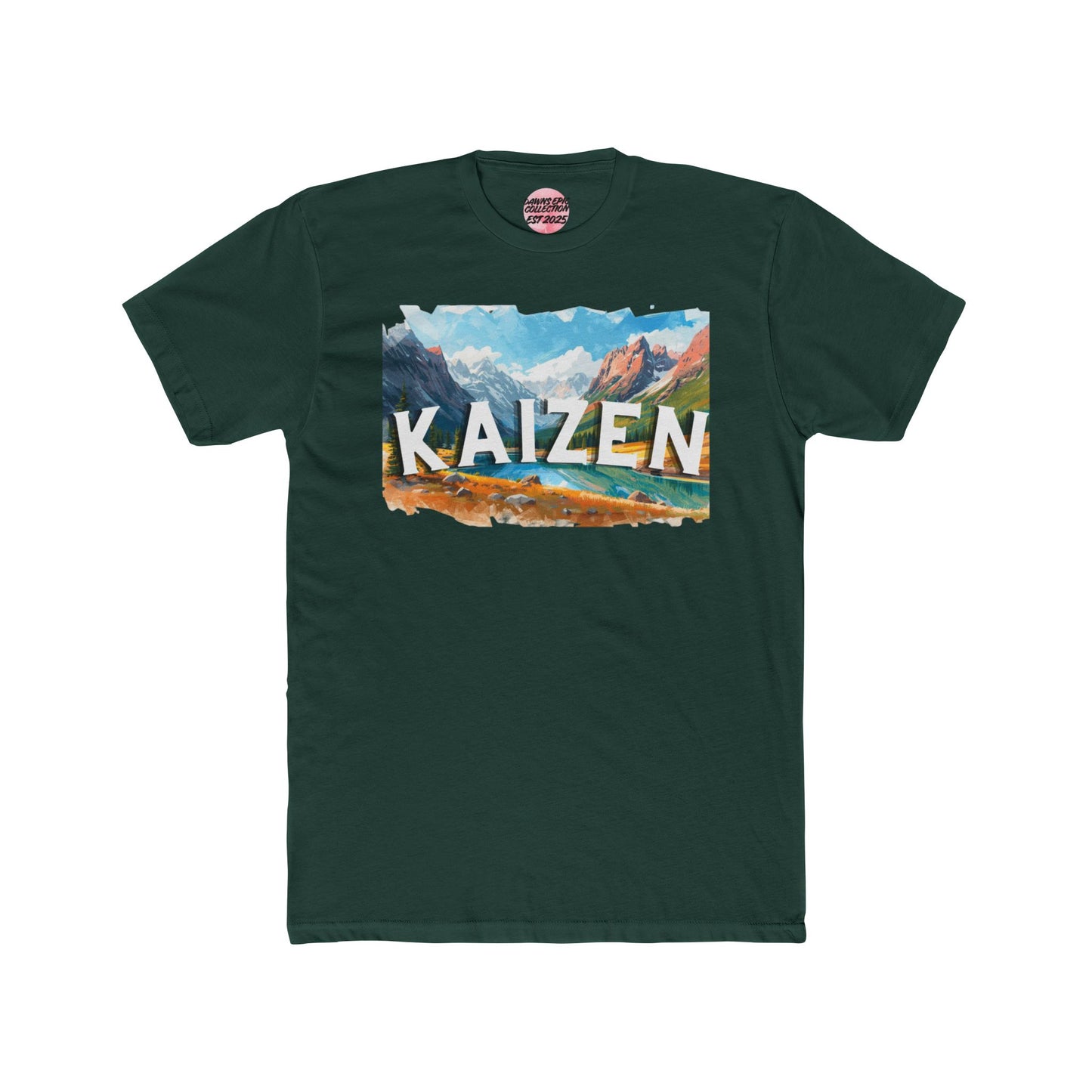 Kaizen Mountain Tee — Inspirational Adventure Graphic T‑Shirt