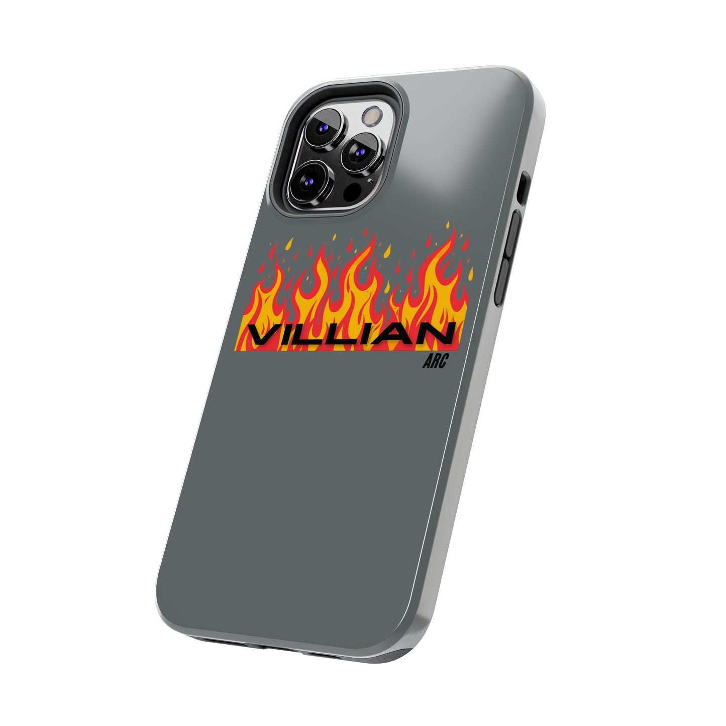 Flame 'Villian' Tough Phone Case – Protective Fire Graphic iPhone Case