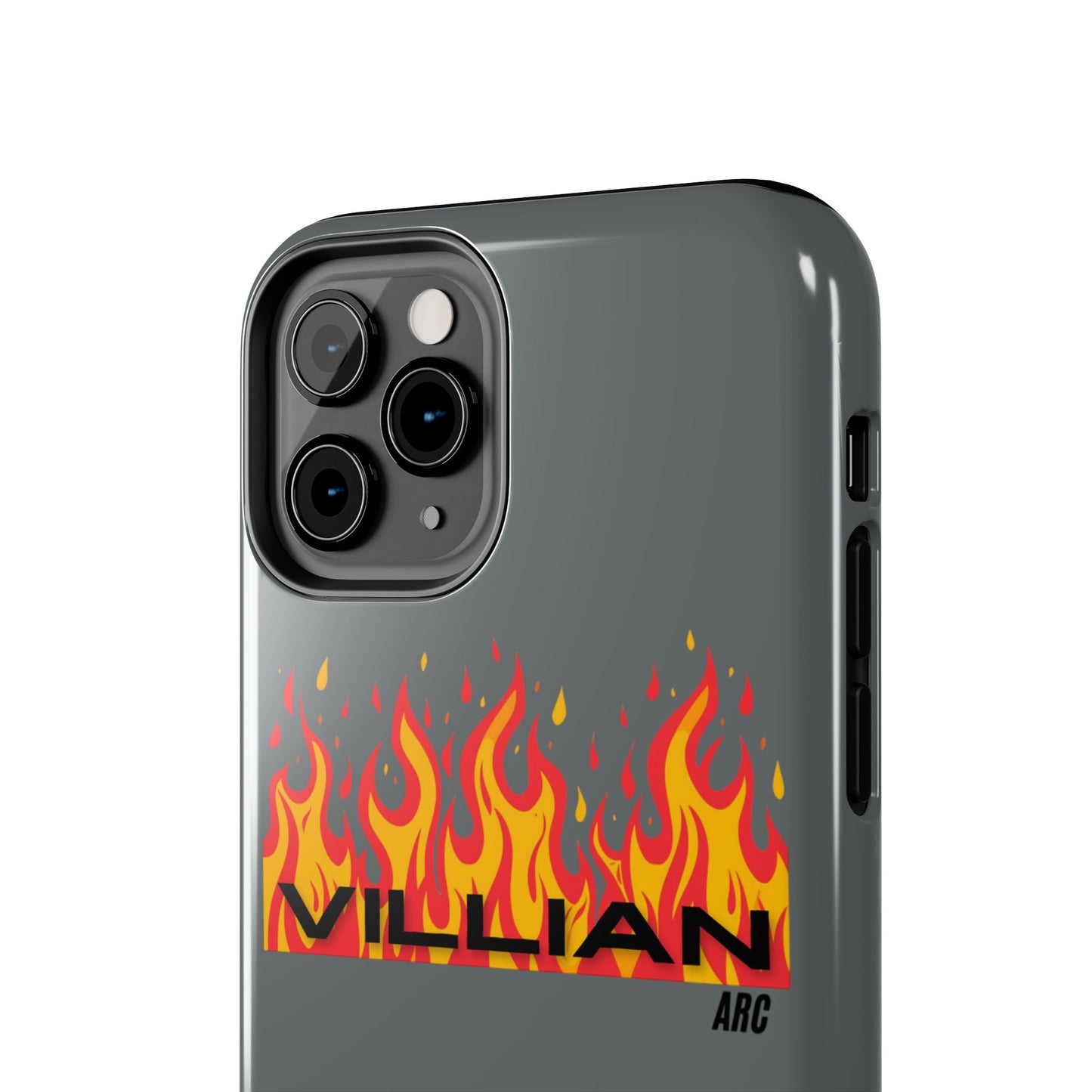 Flame 'Villian' Tough Phone Case – Protective Fire Graphic iPhone Case