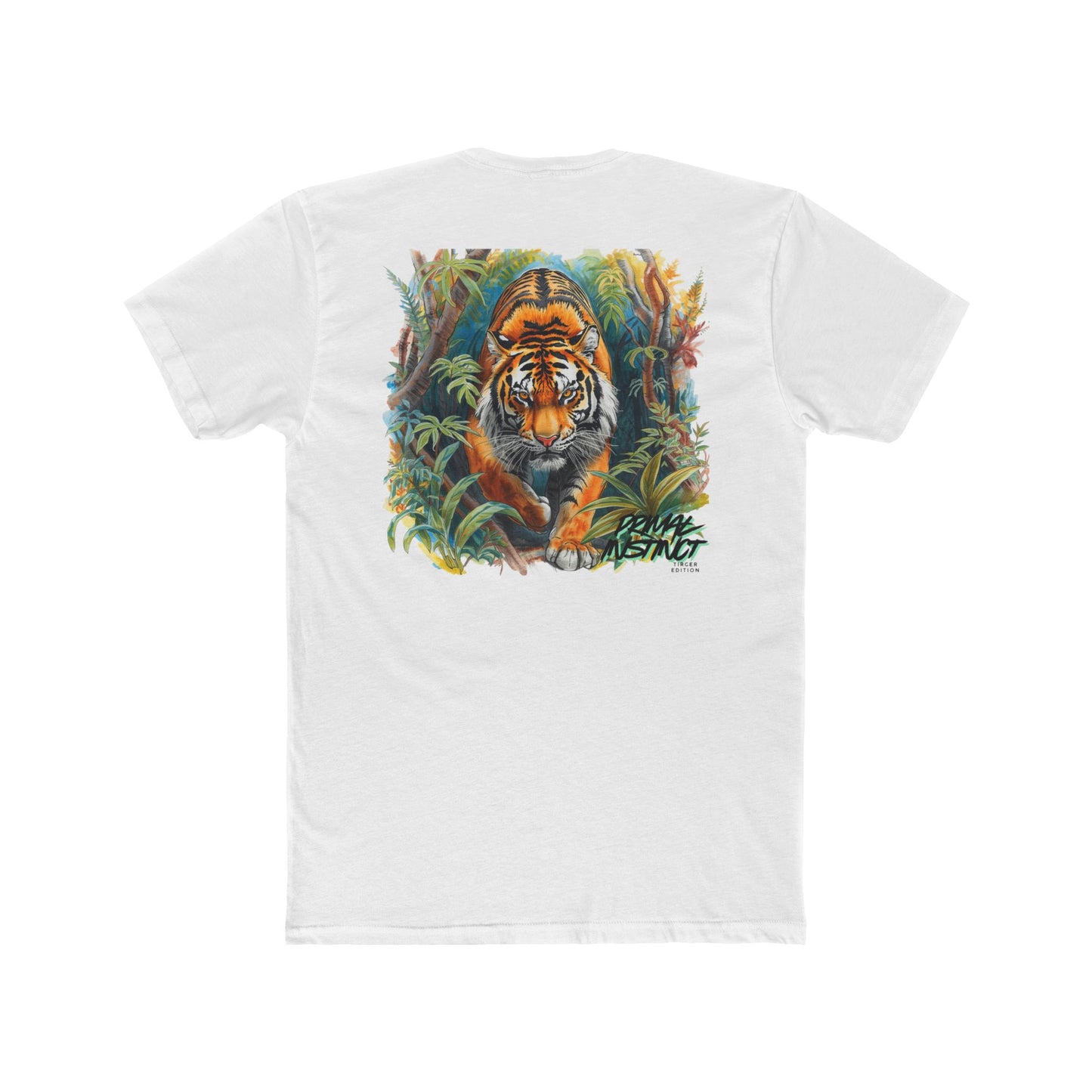 Tiger Jungle Graphic Tee — "Primal Instinct" Tiger Edition Cotton T-Shirt