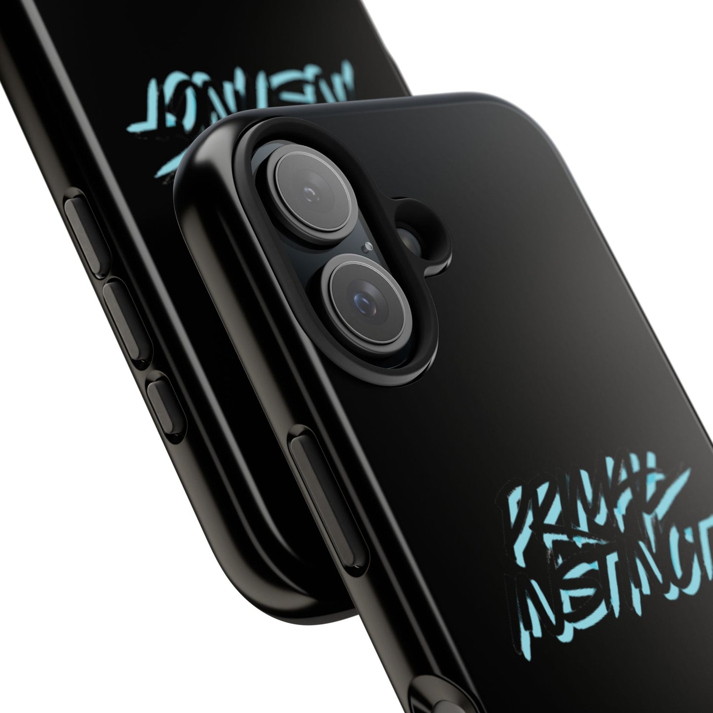 Tough Phone Case — Blue Claw 'Instinct' Scratch Design