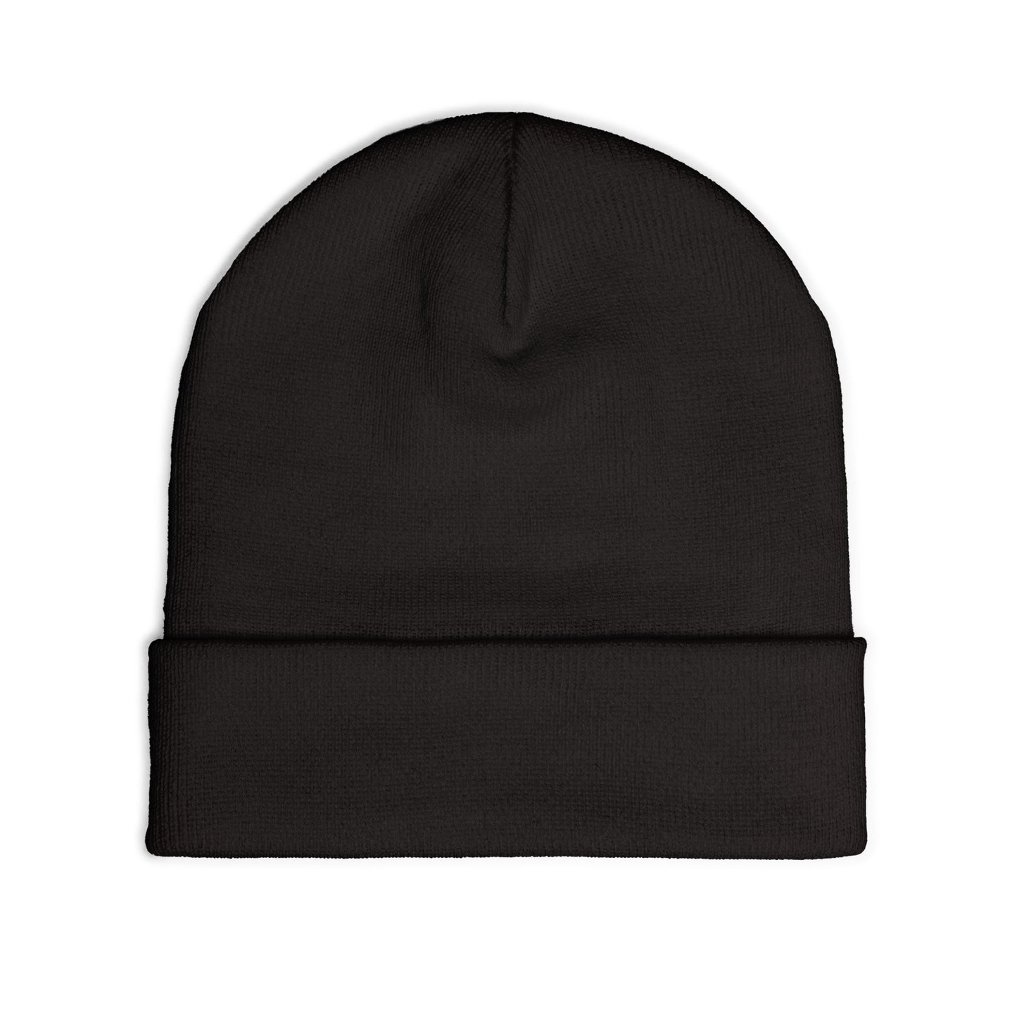 Care Free Embroidered Knit Beanie – Sequin Heart Accent