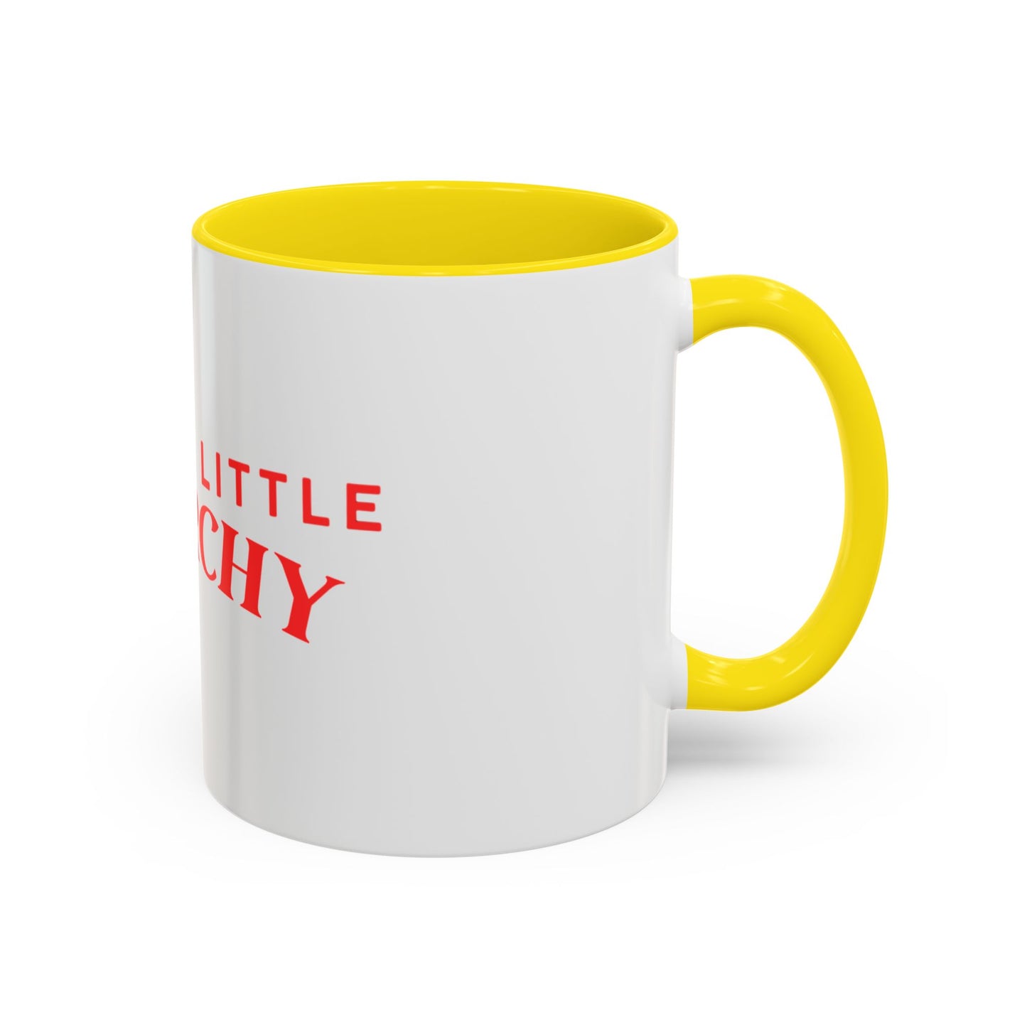 Accent Coffee Mug - "Cause a Little Anarchy" Red Typography