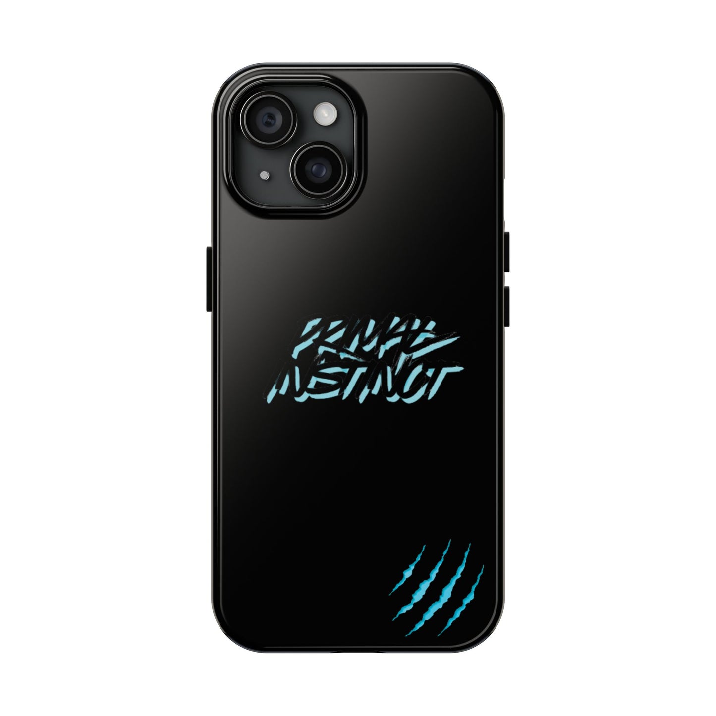 Tough Phone Case — Blue Claw 'Instinct' Scratch Design