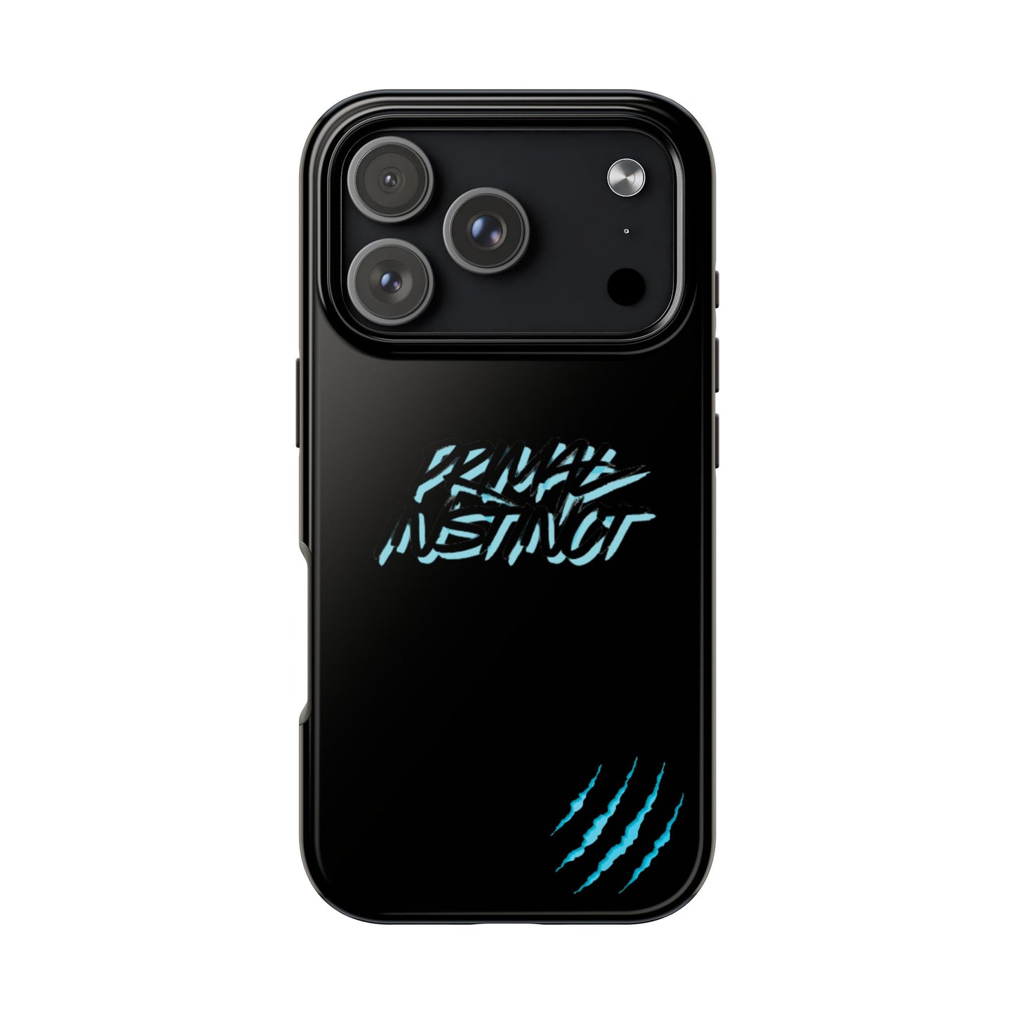 Tough Phone Case — Blue Claw 'Instinct' Scratch Design