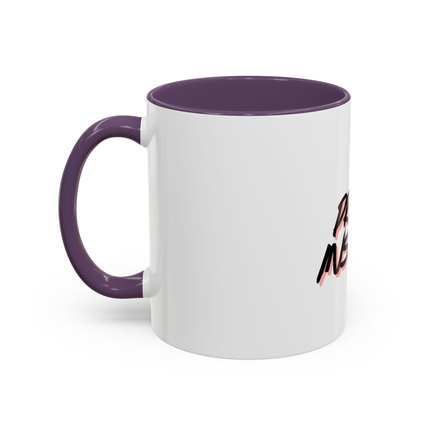 Accent Coffee Mug — "Primal Instinct" Graphic Mug with Red Claw Marks