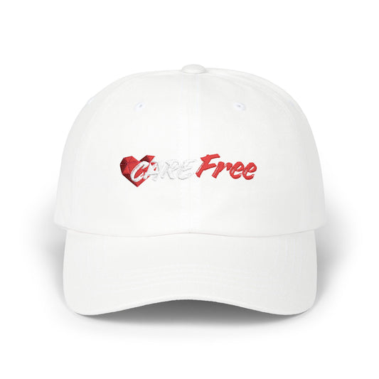 Dad Cap "Love Free" Embroidered Heart Dad Hat