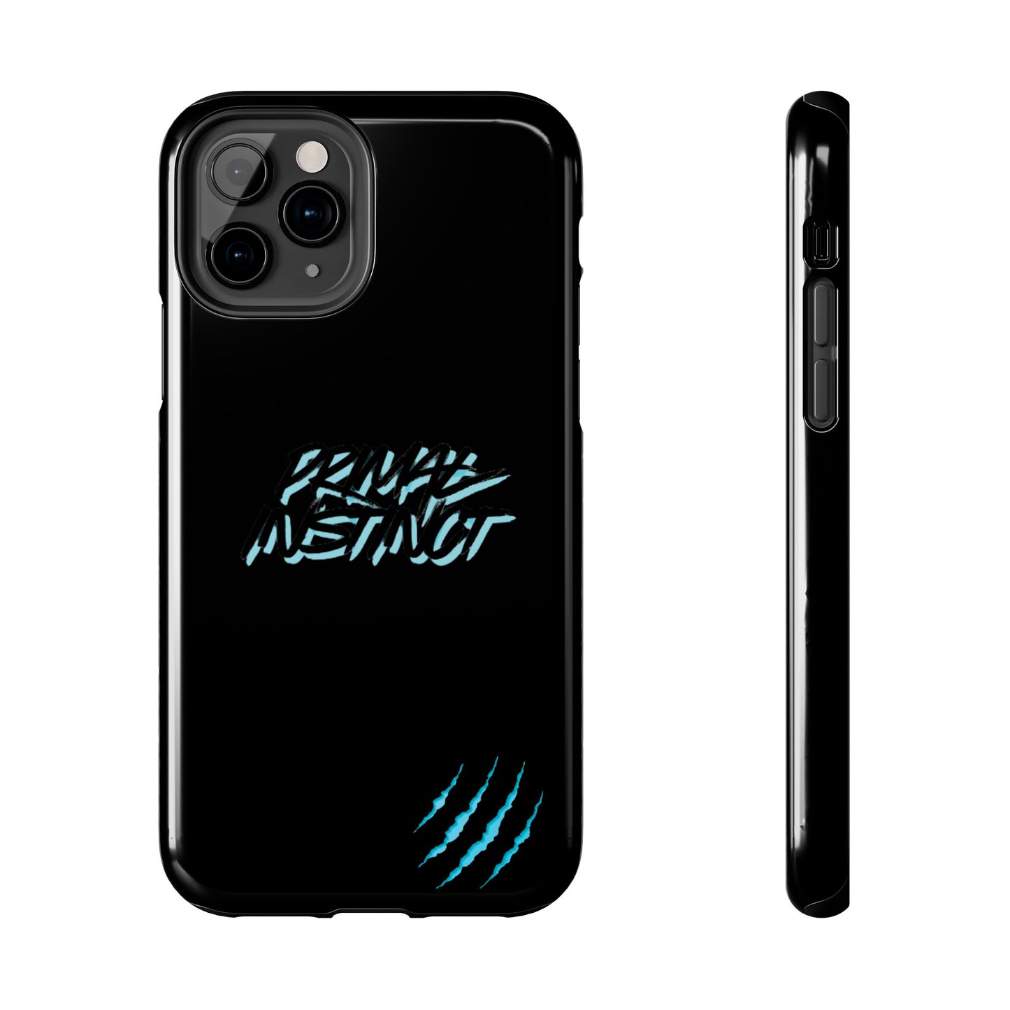 Tough Phone Case — Blue Claw 'Instinct' Scratch Design
