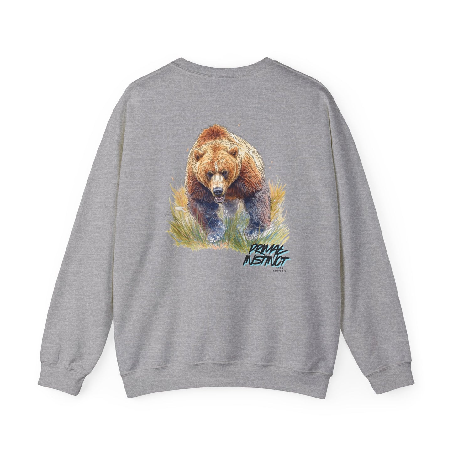 Bear Attack Sweatshirt — Graphic Wildlife Crewneck