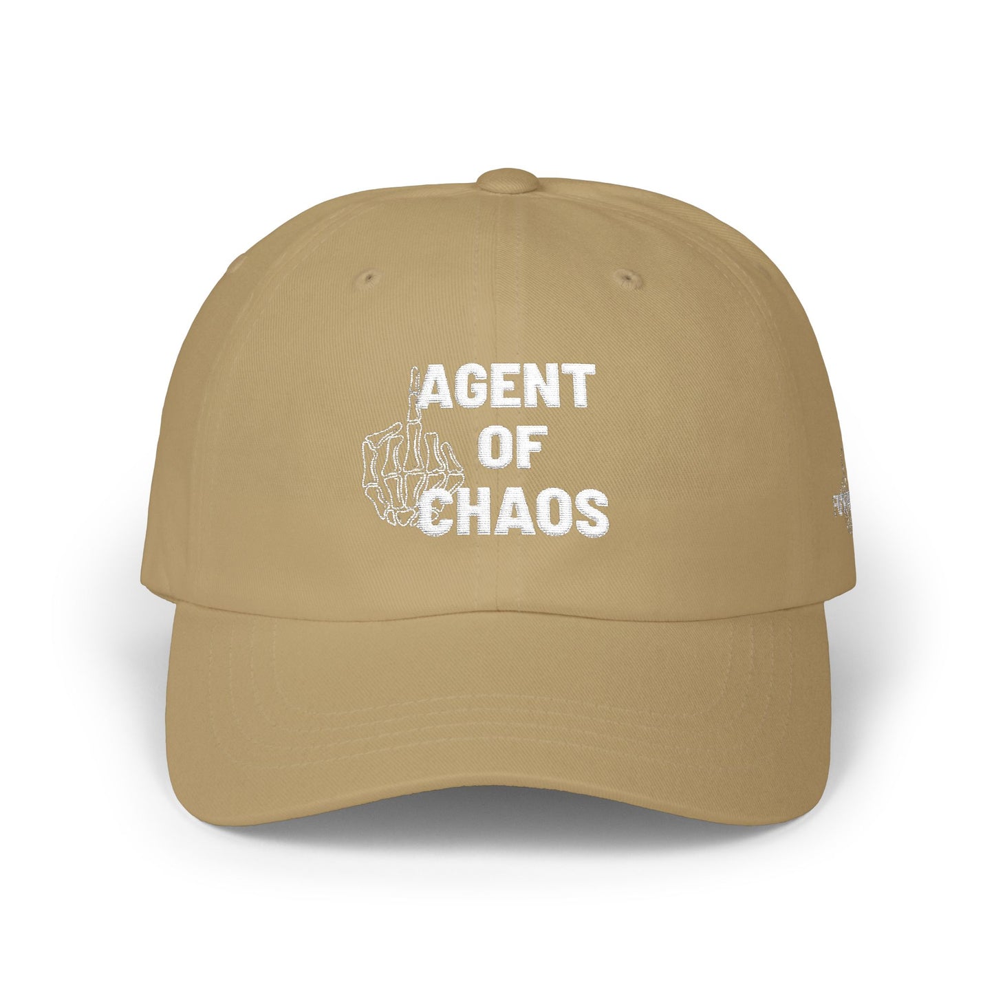 Agent of Chaos Dad Cap – Distressed Logo Baseball Hat