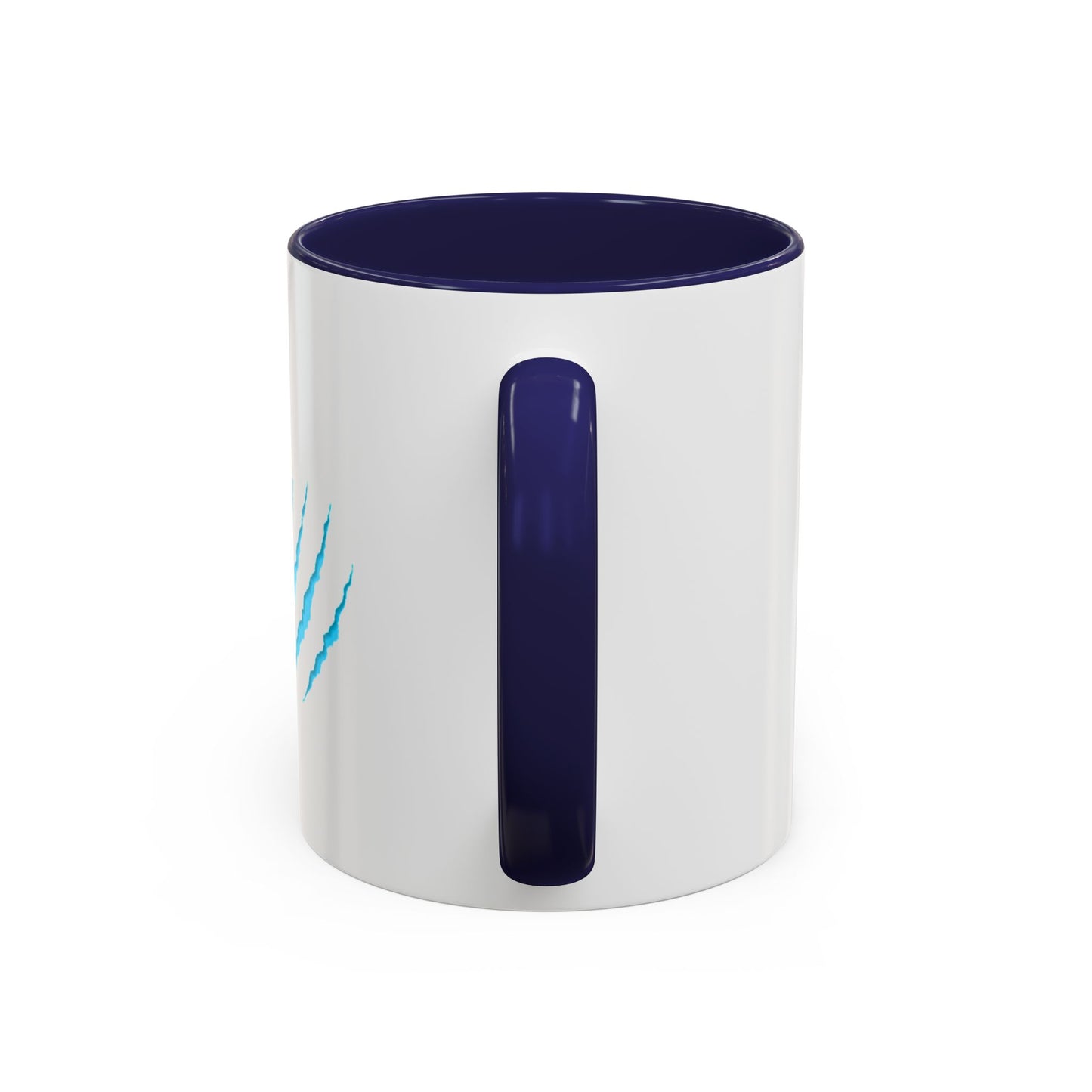 Primal Instinct Accent Coffee Mug – Bold Script & Claw Mark 11/15oz