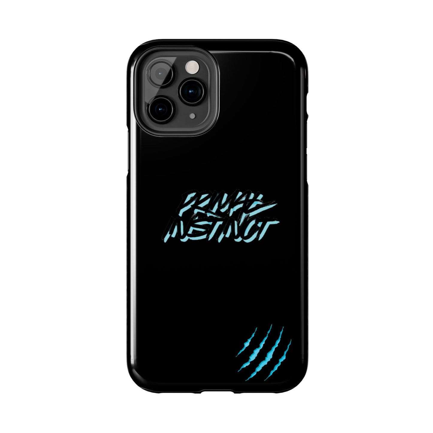 Tough Phone Case — Blue Claw 'Instinct' Scratch Design
