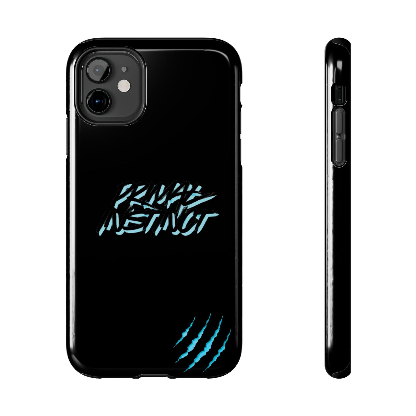 Tough Phone Case — Blue Claw 'Instinct' Scratch Design