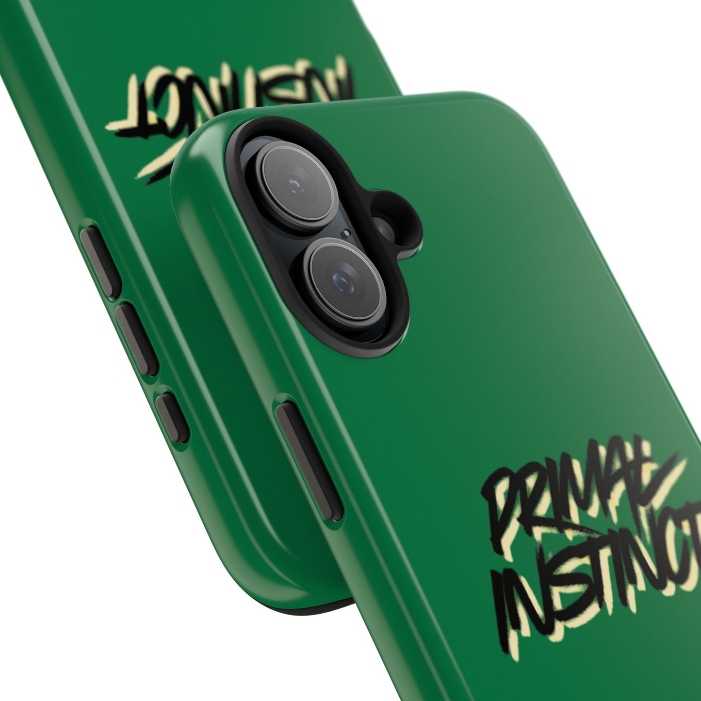 Primal Instinct Tough Phone Case — Green Claw-Mark Protective Cover