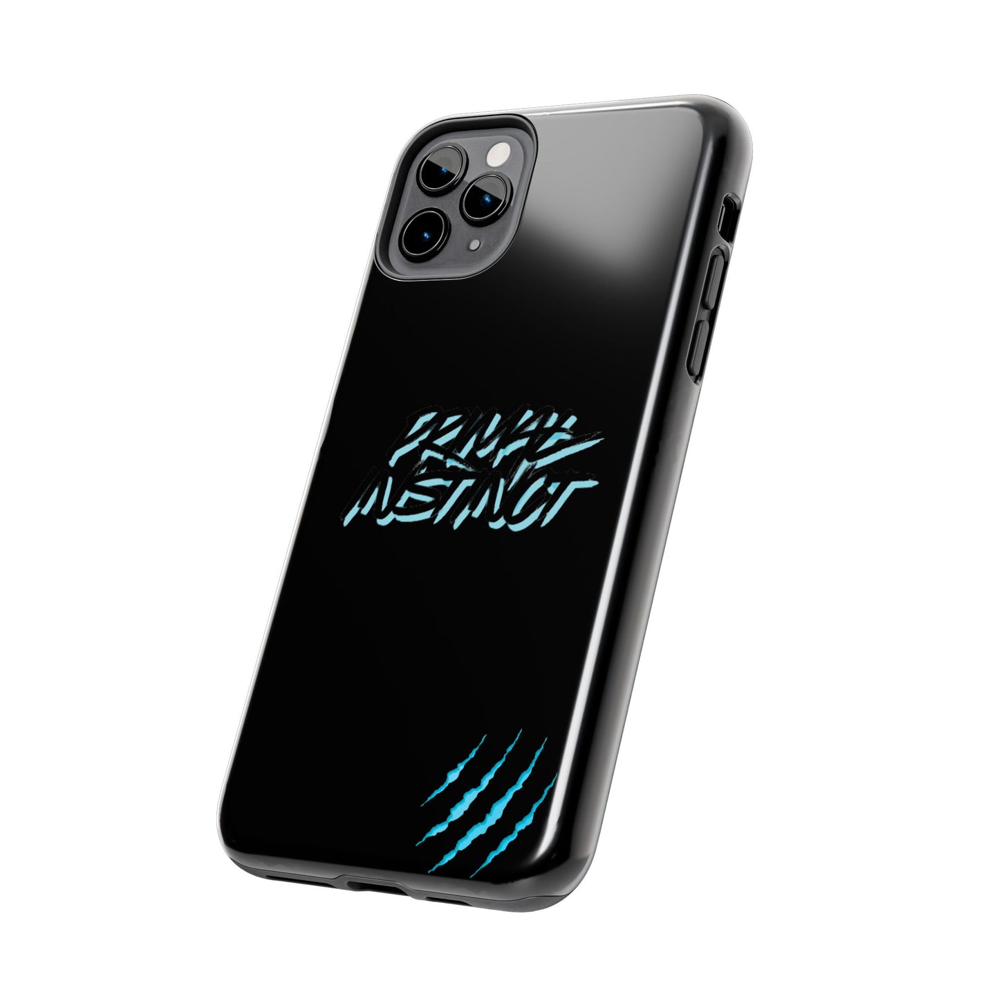 Tough Phone Case — Blue Claw 'Instinct' Scratch Design