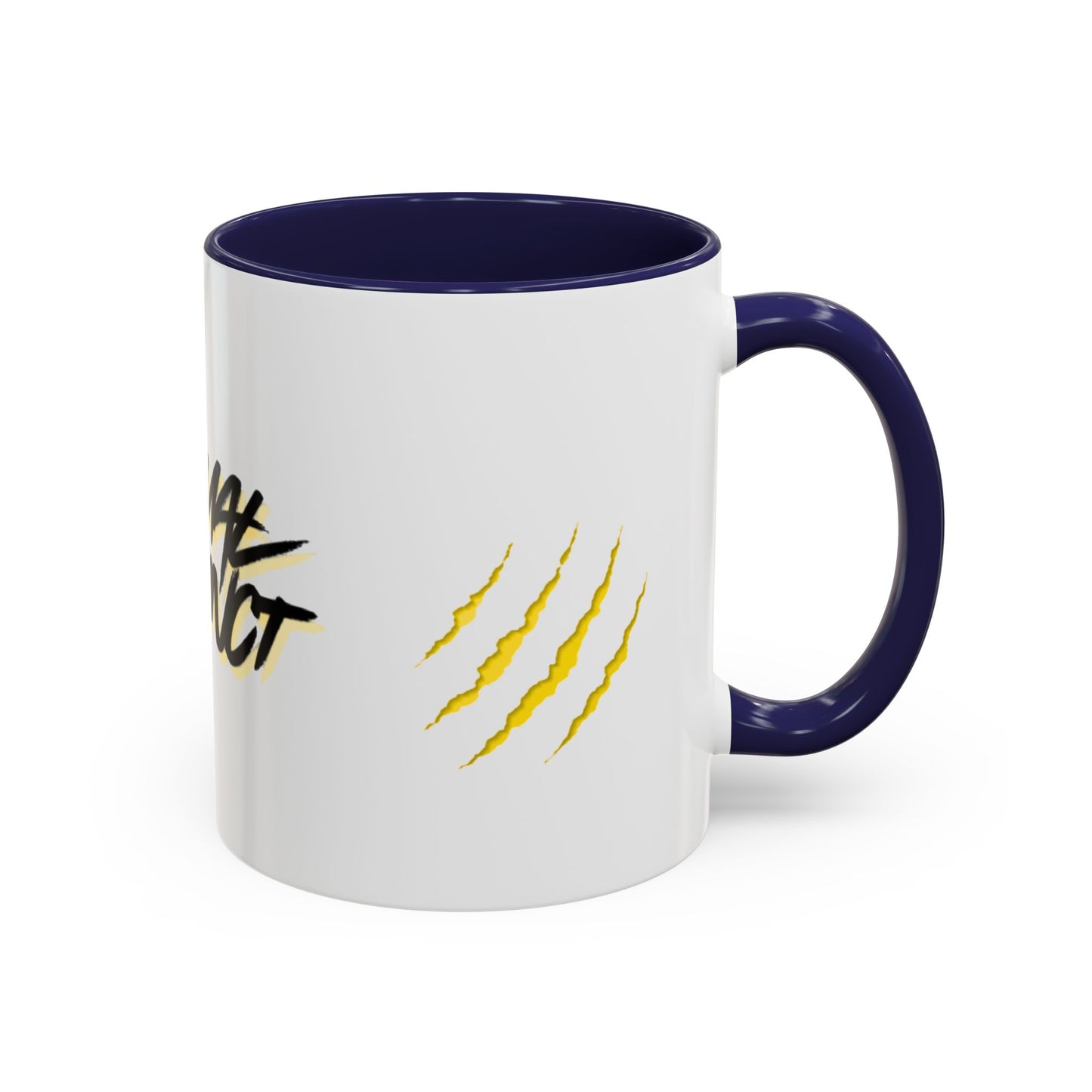 Primal Instinct Coffee Mug — Accent 11/15oz with Claw Mark Design