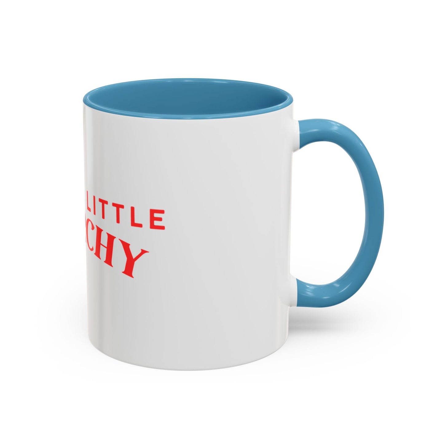 Accent Coffee Mug - "Cause a Little Anarchy" Red Typography