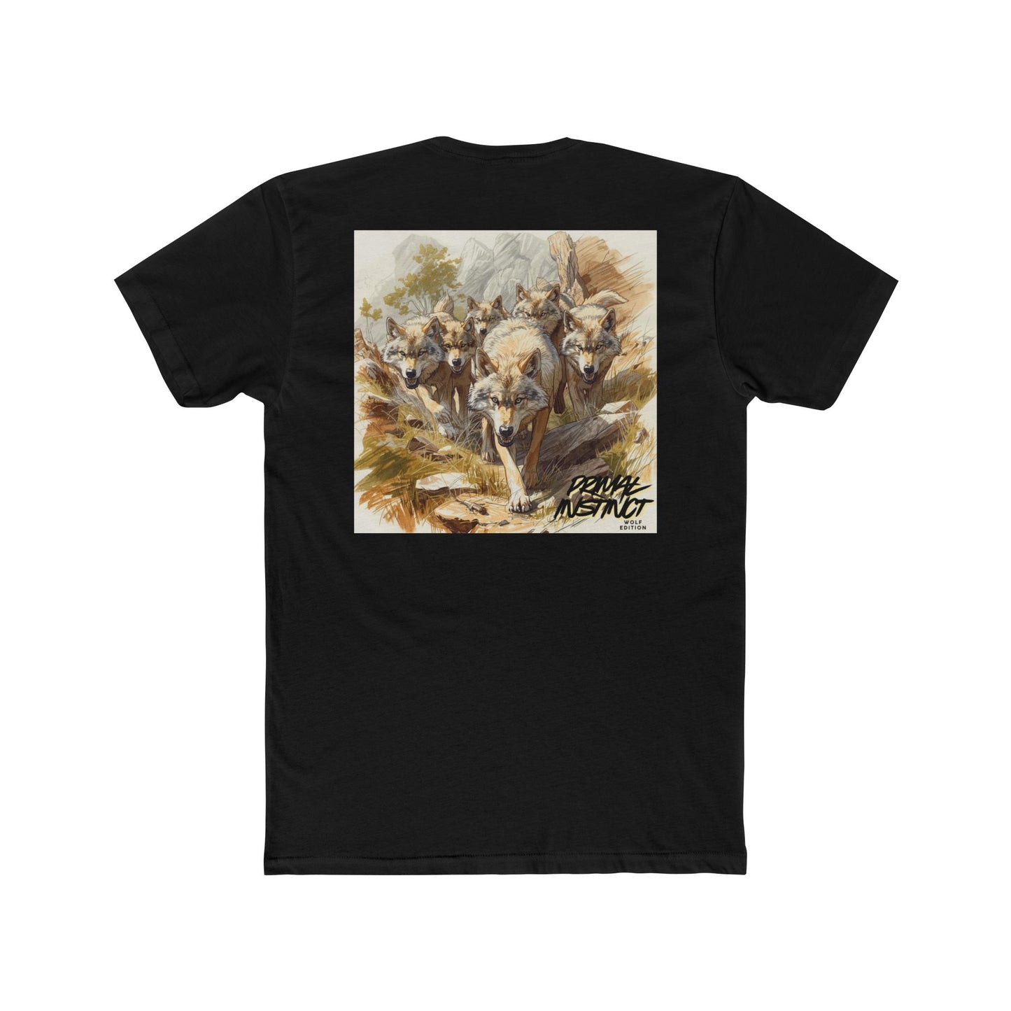 Wild Wolf Pack Graphic Tee “Primal Instinct” Wolf Edition