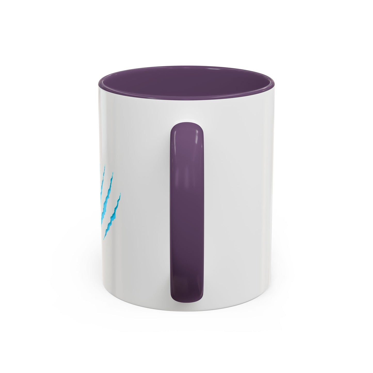 Primal Instinct Accent Coffee Mug – Bold Script & Claw Mark 11/15oz