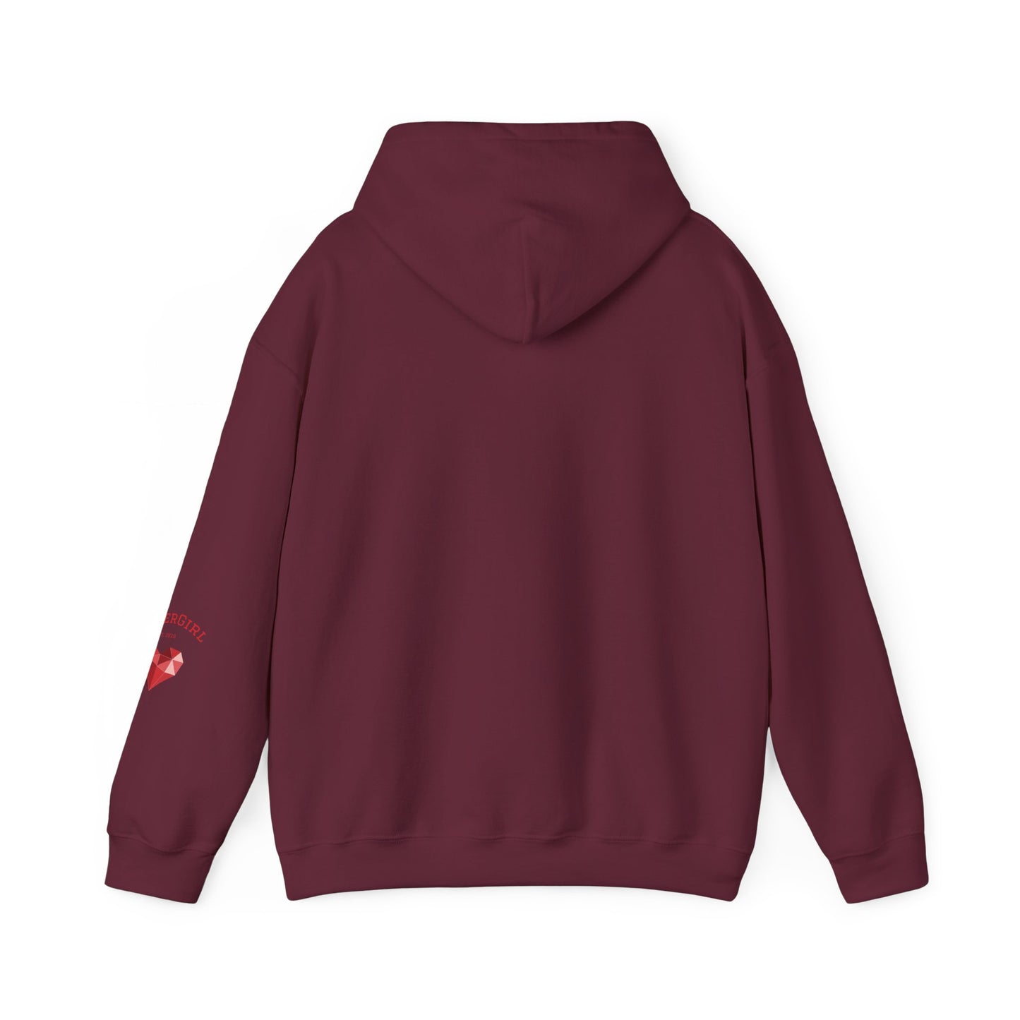 Lover Heart Logo Hoodie — Romantic Graphic Pullover for Valentine's Day