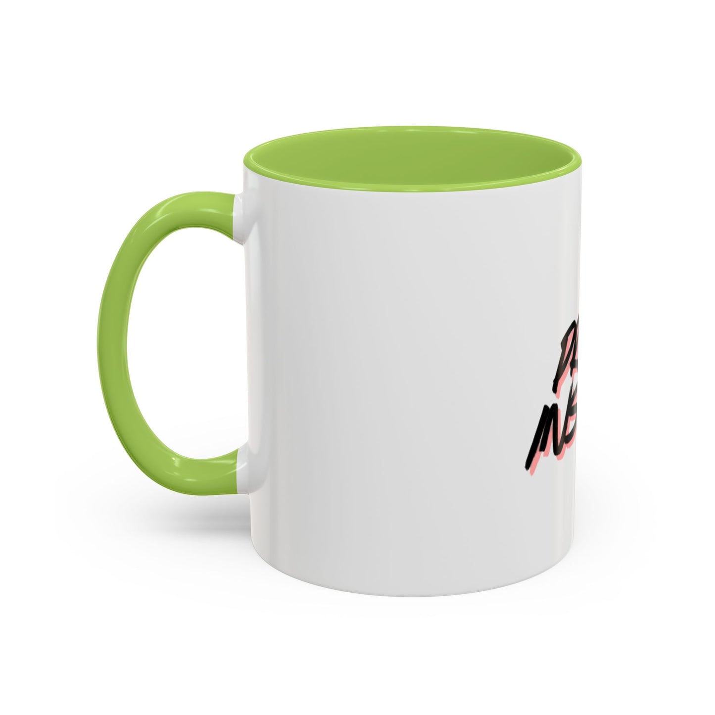 Accent Coffee Mug — "Primal Instinct" Graphic Mug with Red Claw Marks