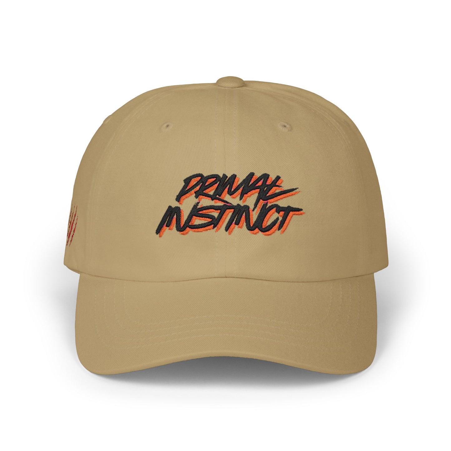 Dad Cap — "Primal Instinct" Embroidered Vintage-Style Baseball Hat