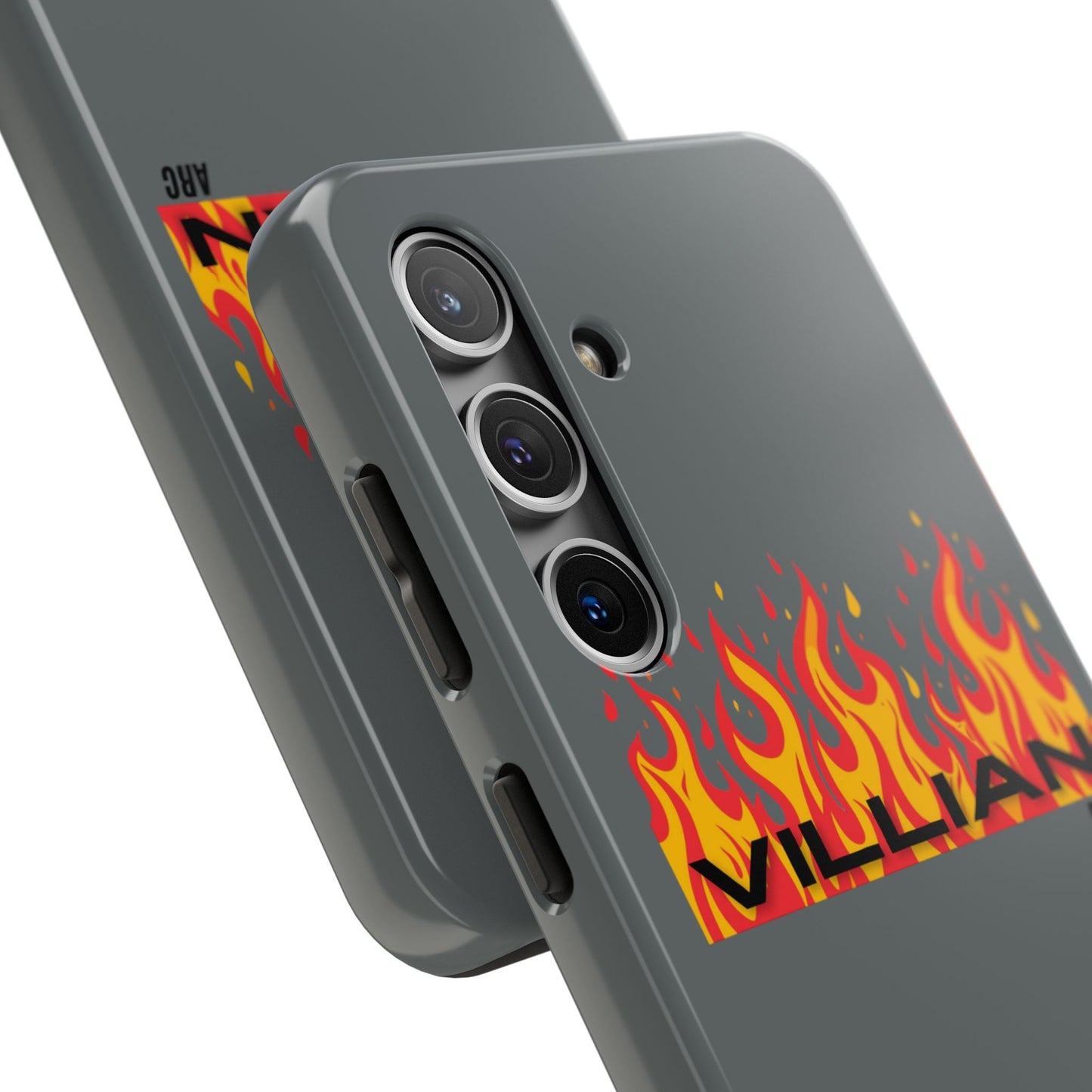 Flame 'Villian' Tough Phone Case – Protective Fire Graphic iPhone Case