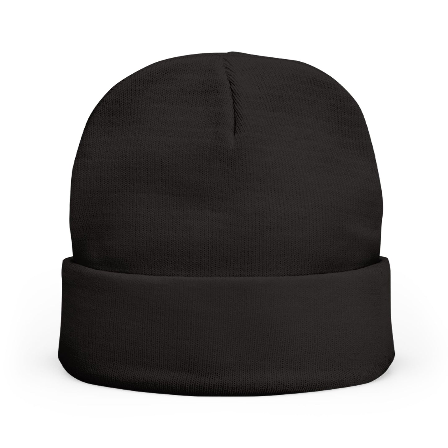 Care Free Embroidered Knit Beanie – Sequin Heart Accent