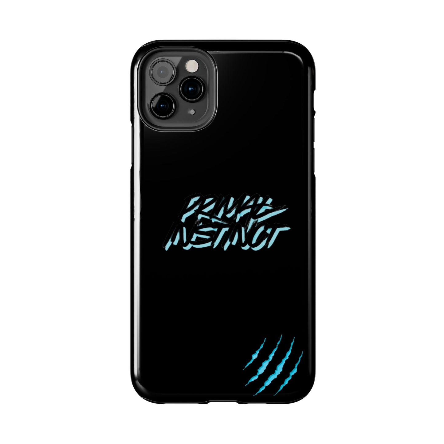 Tough Phone Case — Blue Claw 'Instinct' Scratch Design