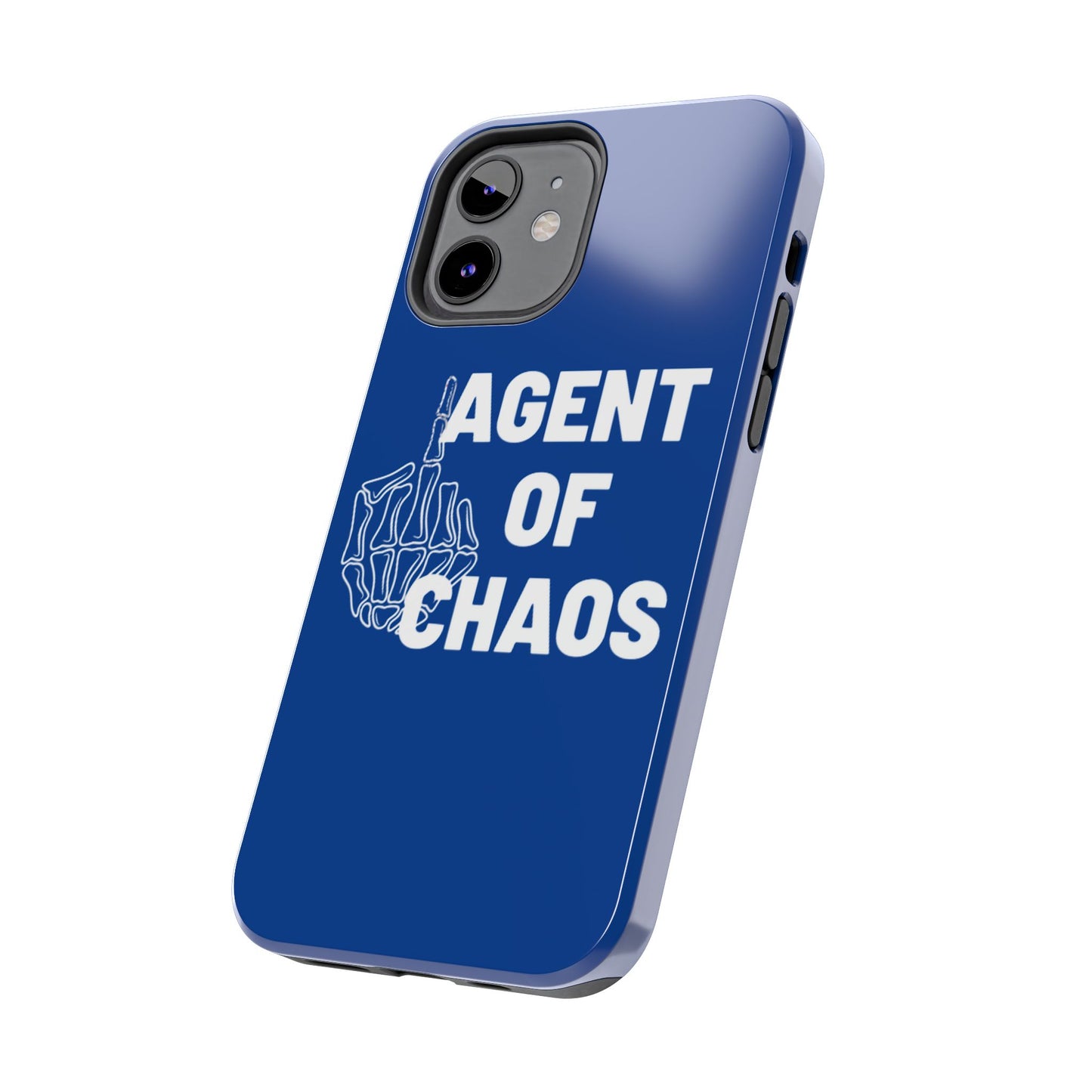 Phone Case — "Agent of Chaos" Bold Skeleton Graphic Rugged Protection