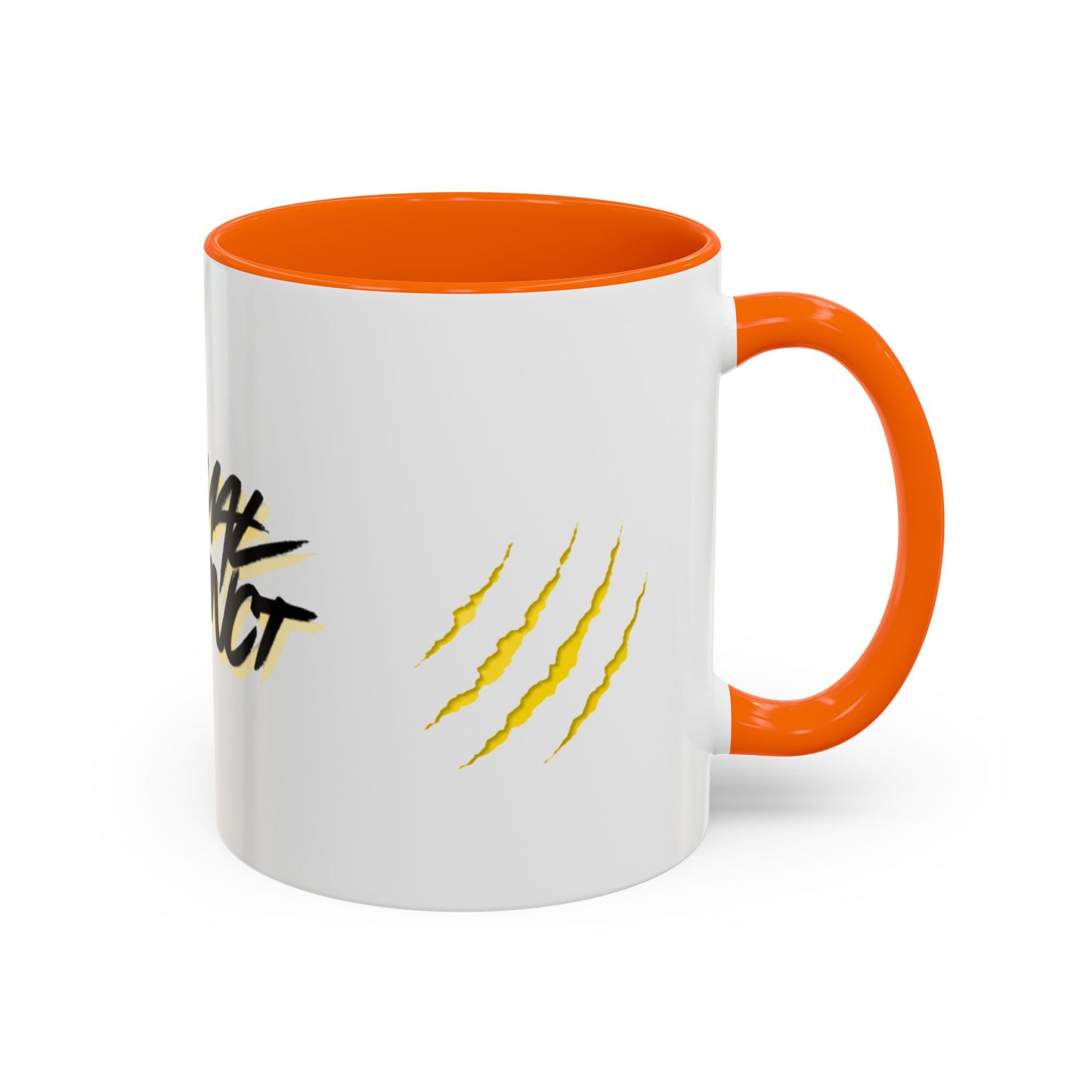 Primal Instinct Coffee Mug — Accent 11/15oz with Claw Mark Design