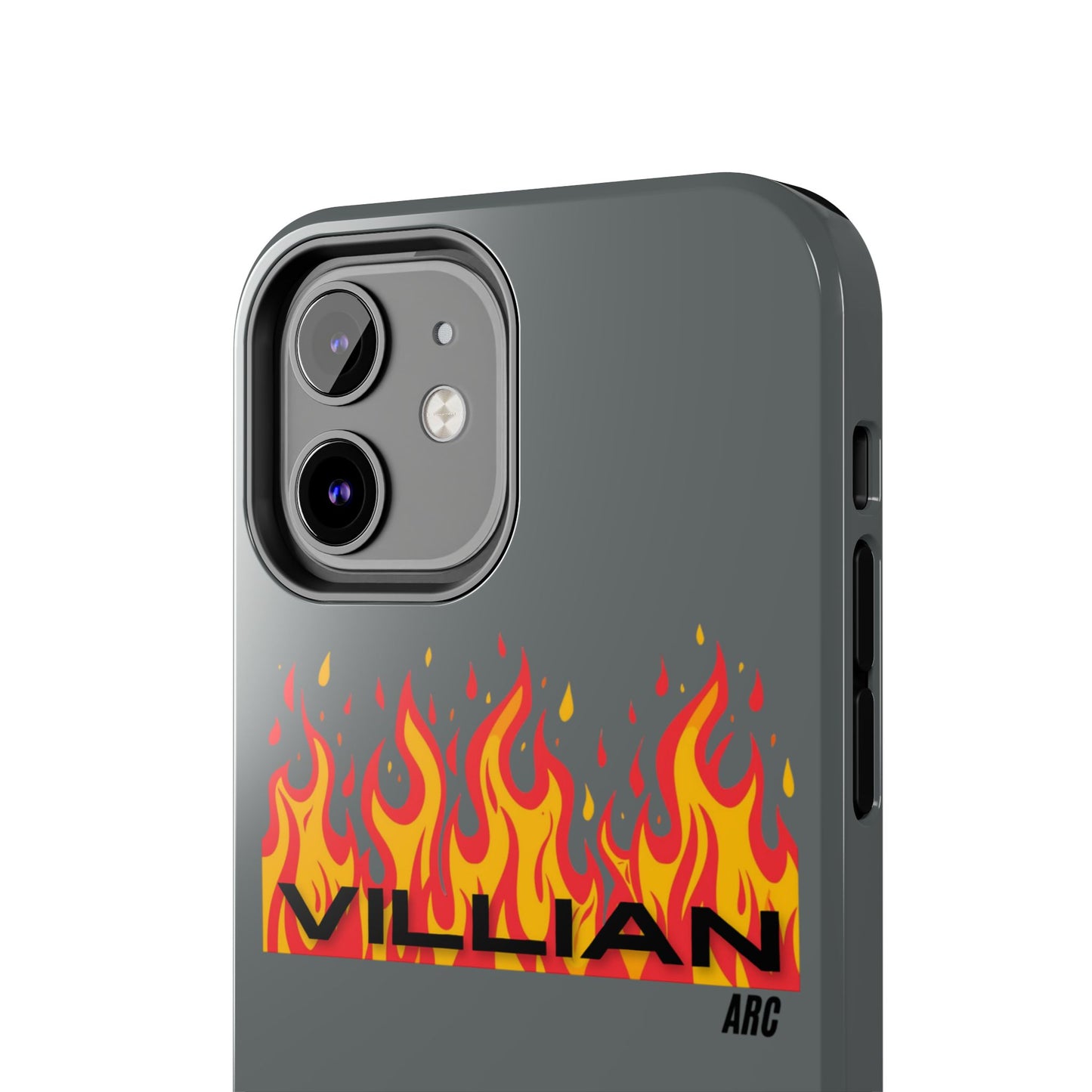 Flame 'Villian' Tough Phone Case – Protective Fire Graphic iPhone Case