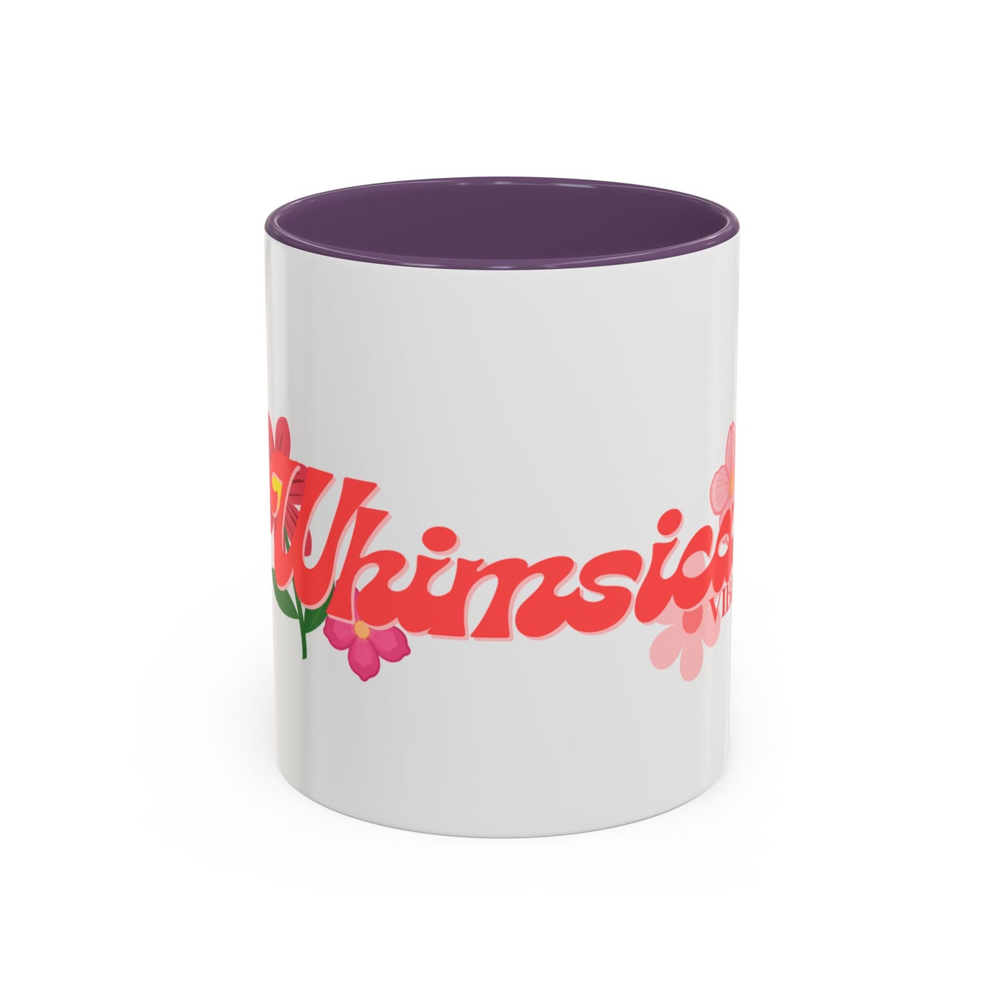 Whimsical Vibes Floral Accent Coffee Mug – 11/15oz