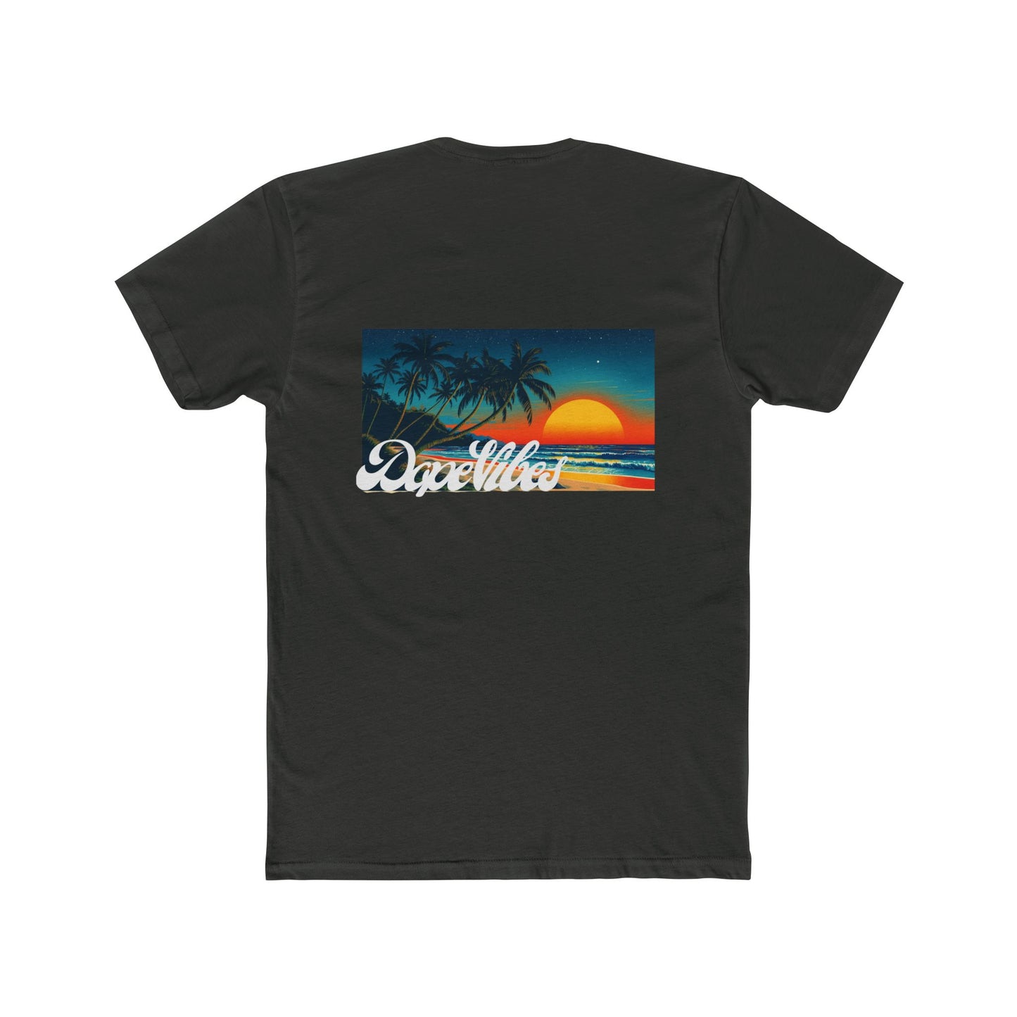 Sunset Palm Tee — Retro Tropical Beach T-Shirt