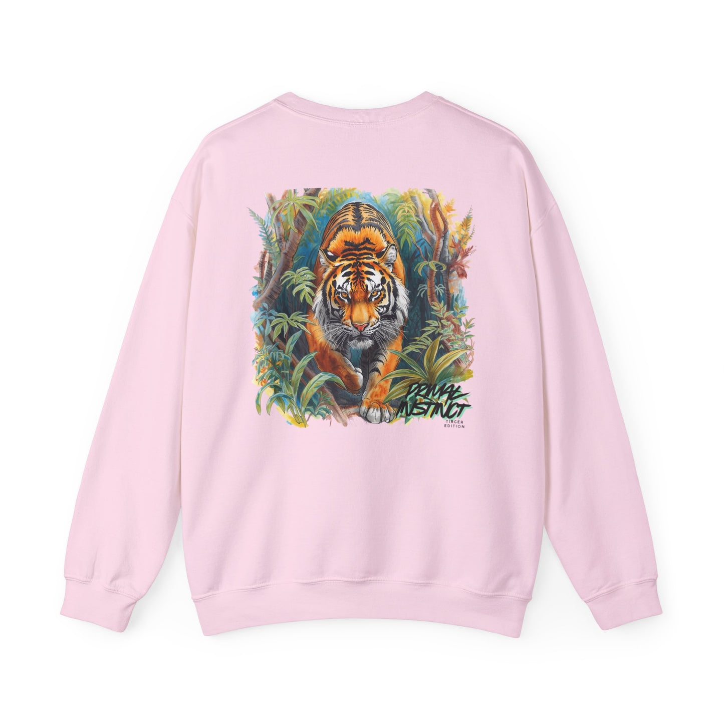 Tiger Jungle Sweatshirt – "Leave No Trace" Graphic Crewneck