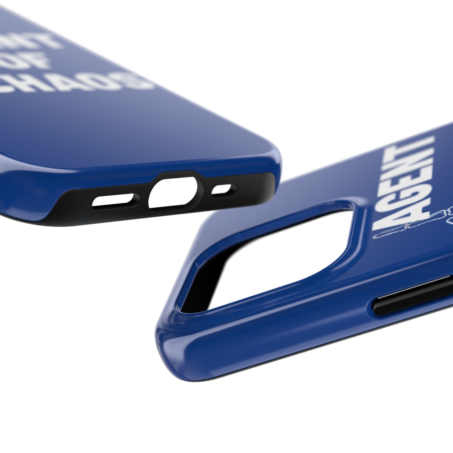 Phone Case — "Agent of Chaos" Bold Skeleton Graphic Rugged Protection