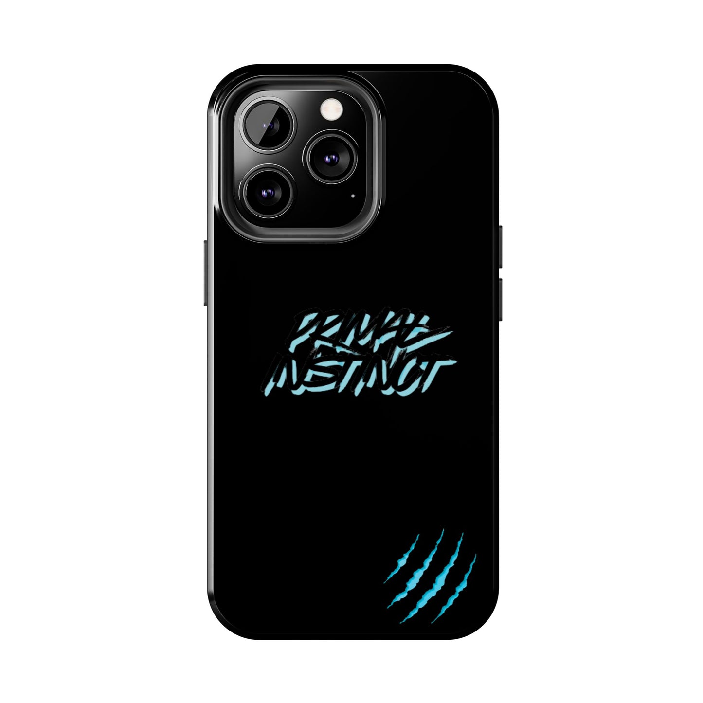 Tough Phone Case — Blue Claw 'Instinct' Scratch Design