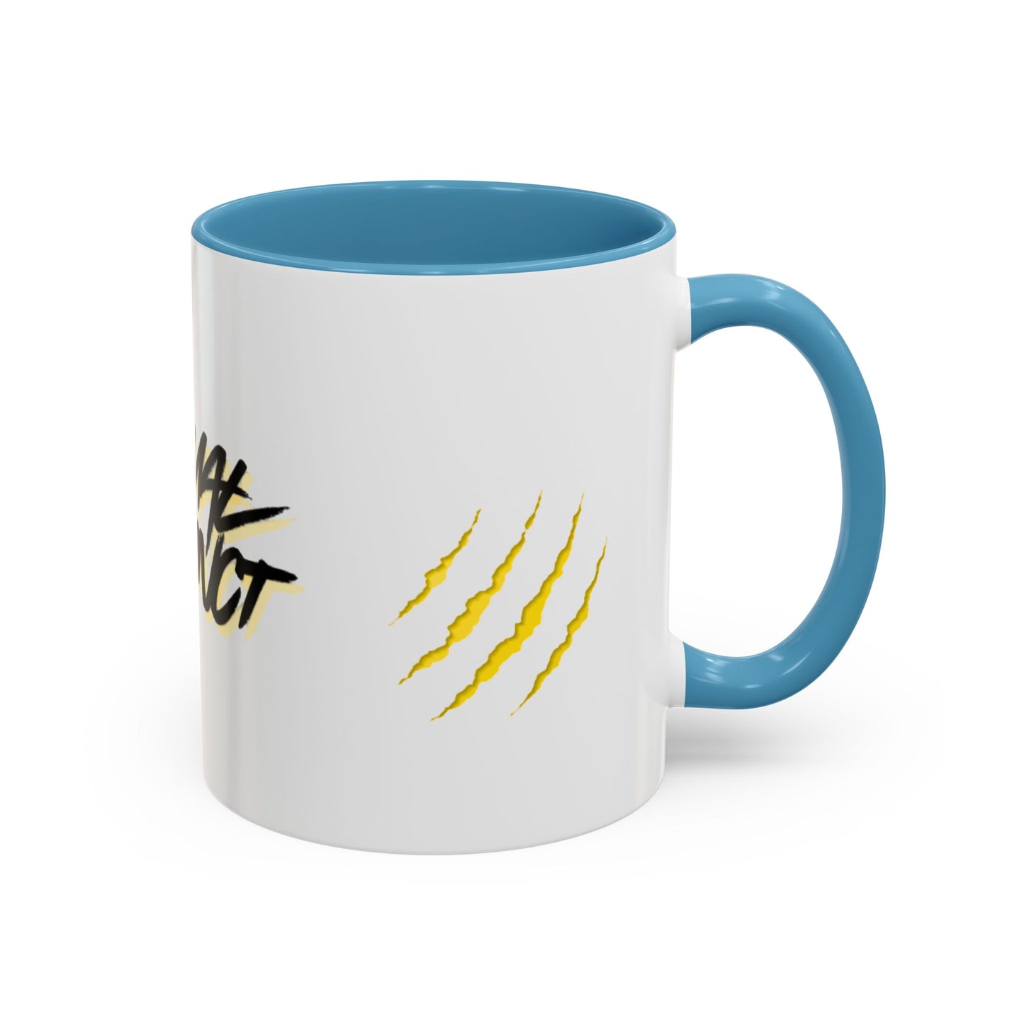 Primal Instinct Coffee Mug — Accent 11/15oz with Claw Mark Design