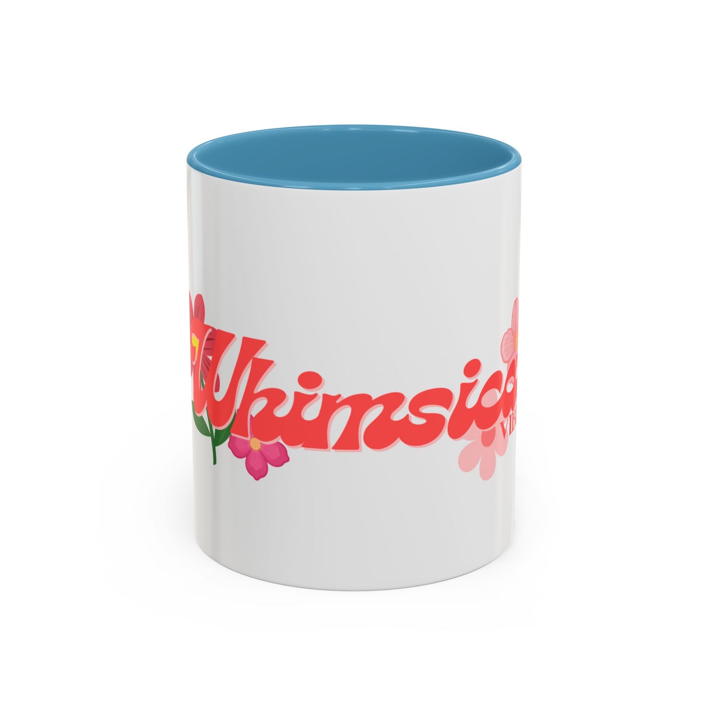 Whimsical Vibes Floral Accent Coffee Mug – 11/15oz