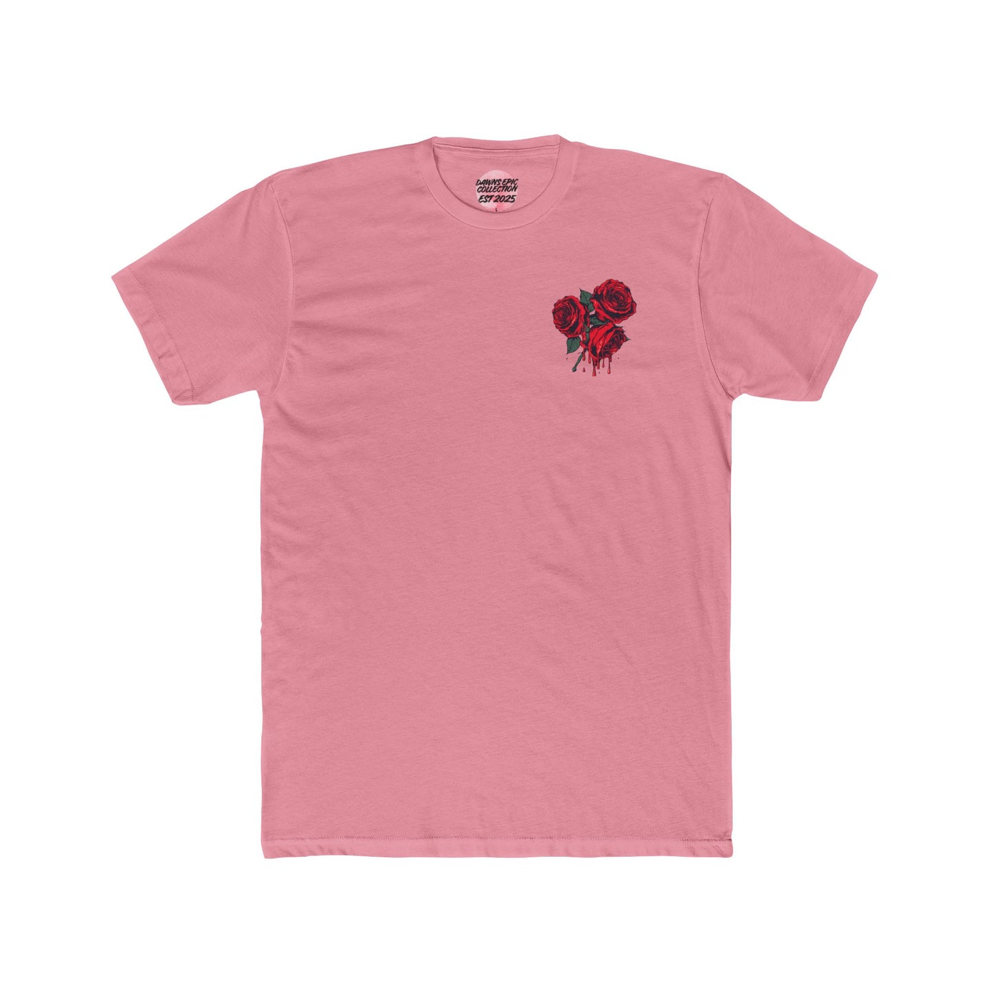 Rose Heart Boxy Tee — ‘Among the beautiful roses…’ Graphic Oversized T‑Shirt
